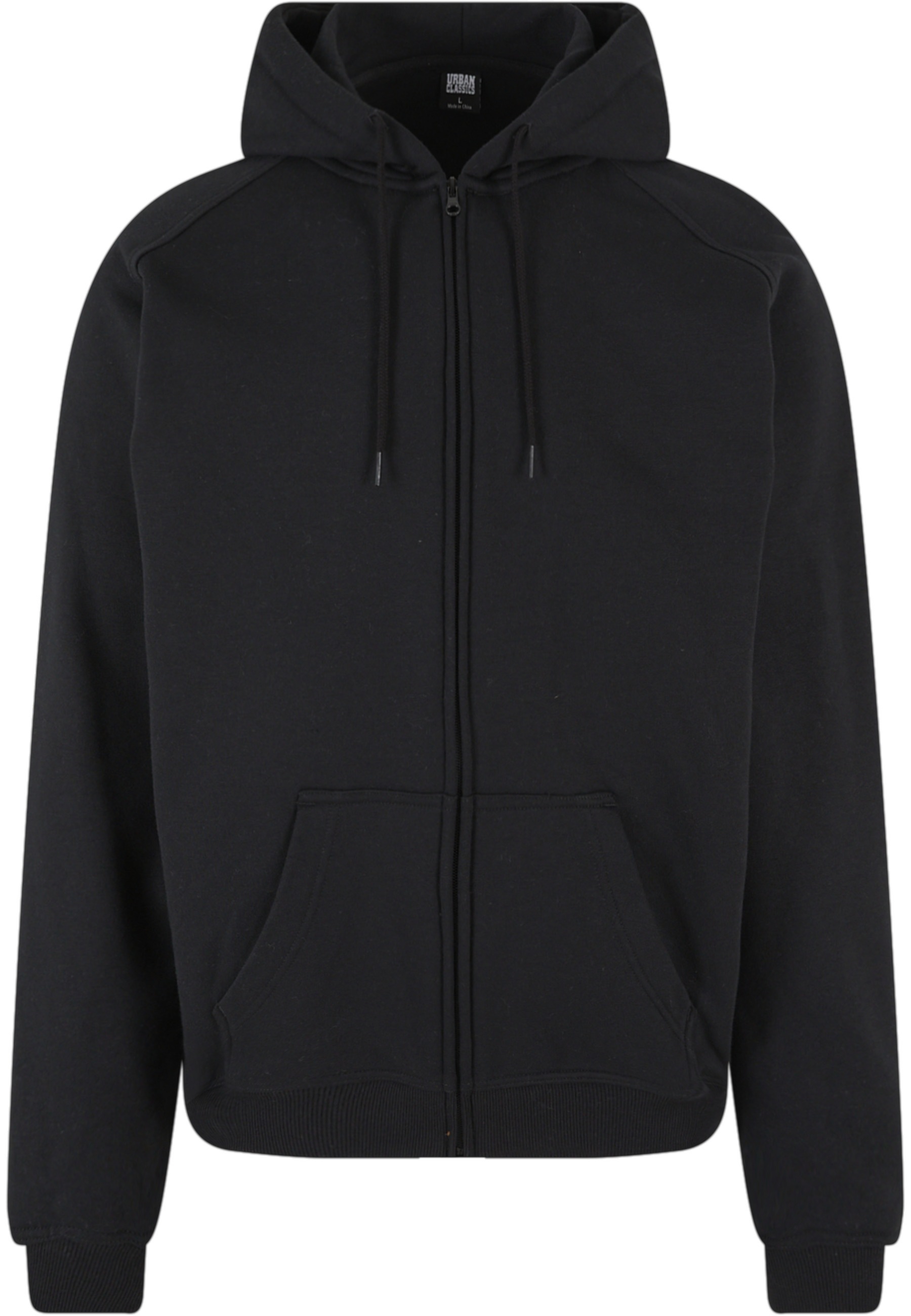 Urban Classics Sweat-shirt Zip Basic Gt Black L Homme