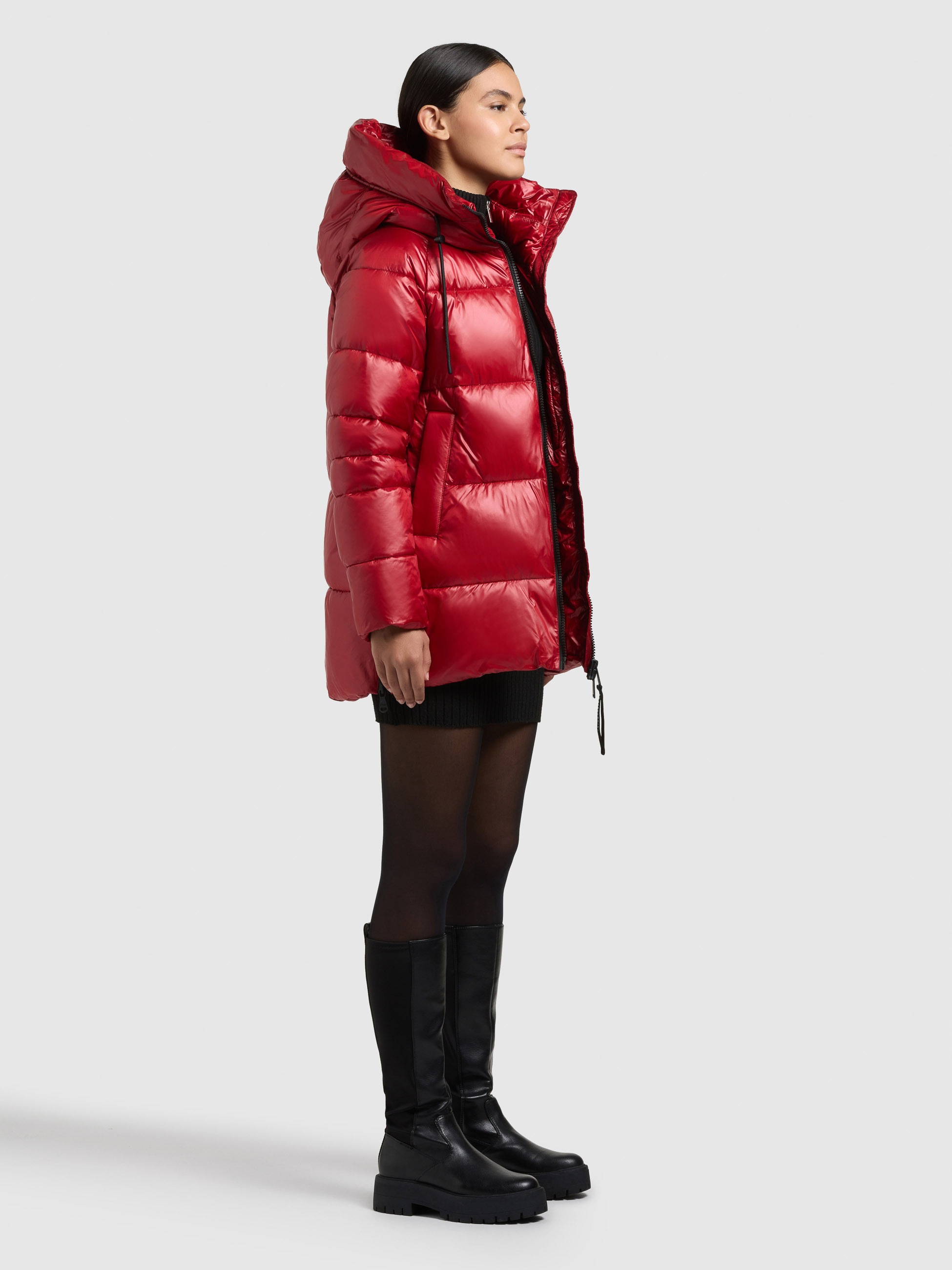 khujo Steppjacke »CARA« mit Kapuze