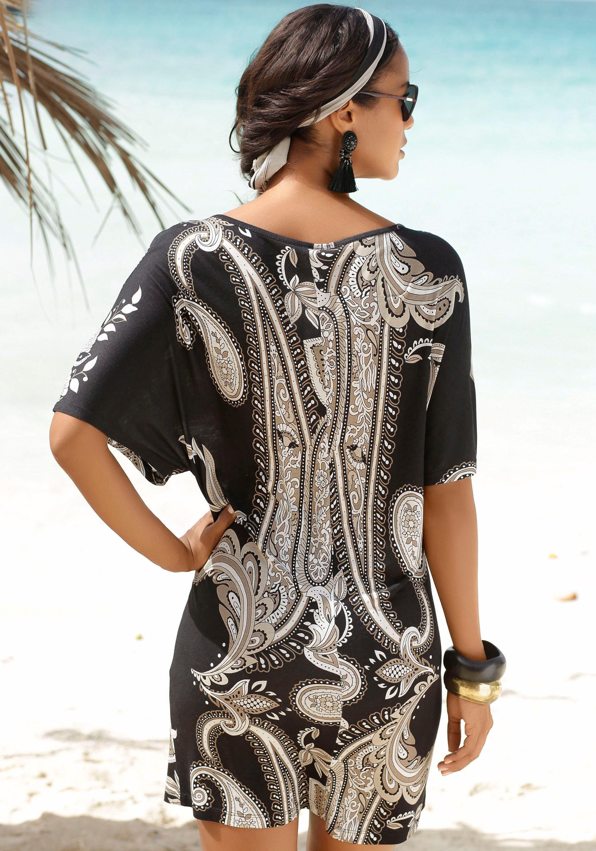 LASCANA Jerseykleid, mit Zierdetail am Ausschnitt kaufen | BAUR