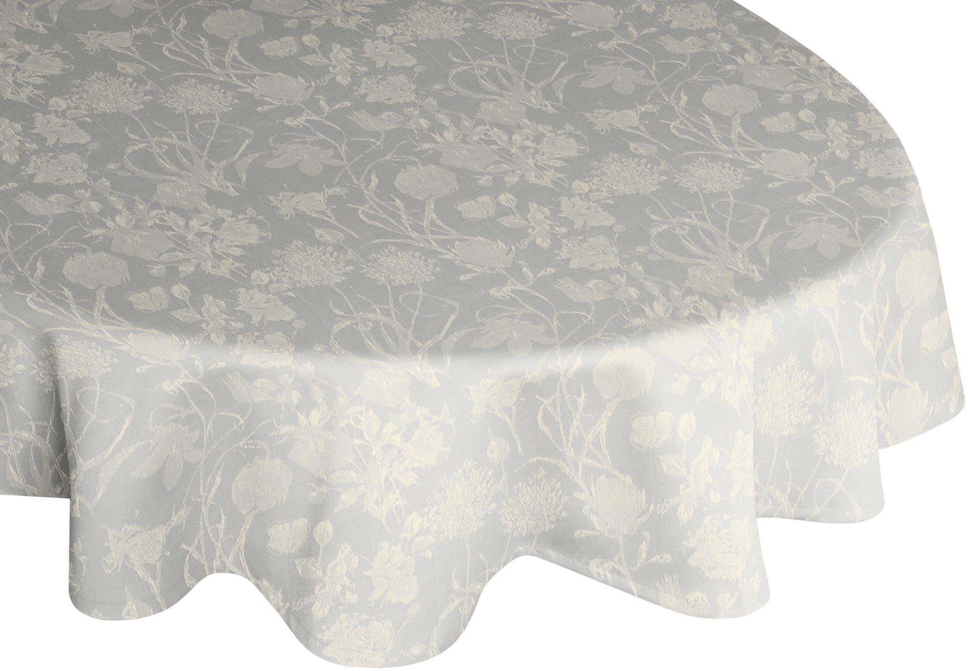 Adam Tischdecke "Flower Cuvée Light" aus 100% Bio-Baumwolle günstig online kaufen