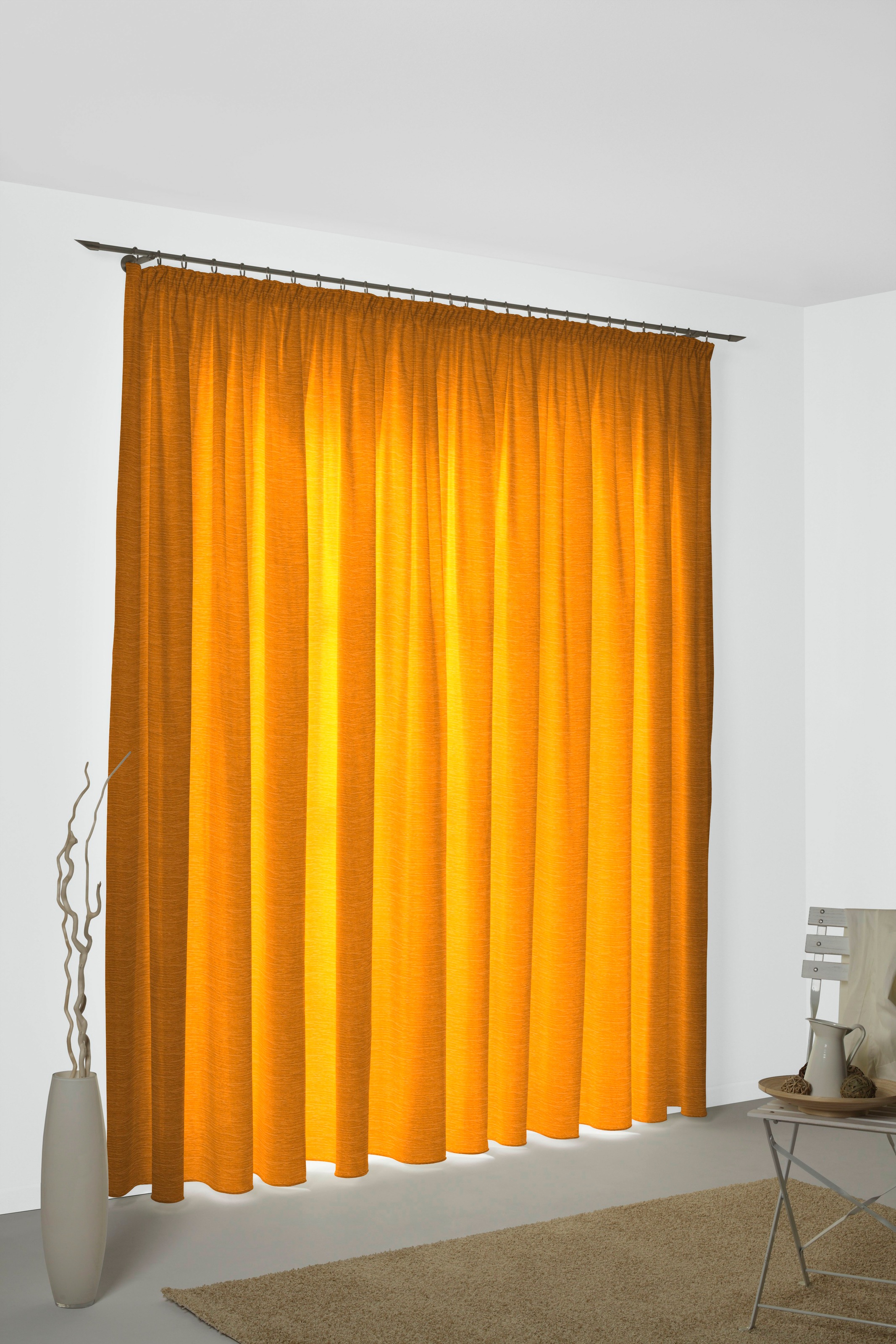 Wirth Vorhang "Trondheim 328 g/m²" Kräuselband 1 Stk. tlg. nach Maß günstig online kaufen