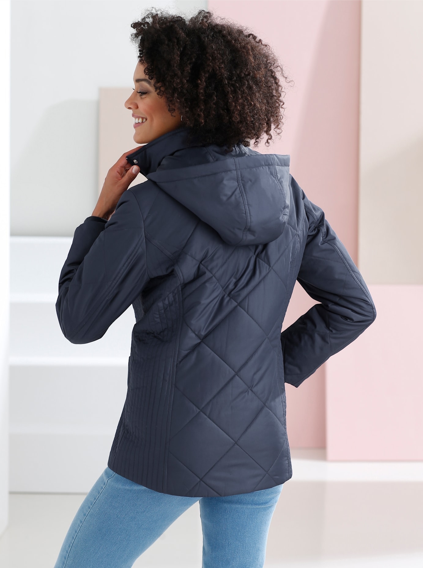 Classic Basics Langjacke, mit Kapuze