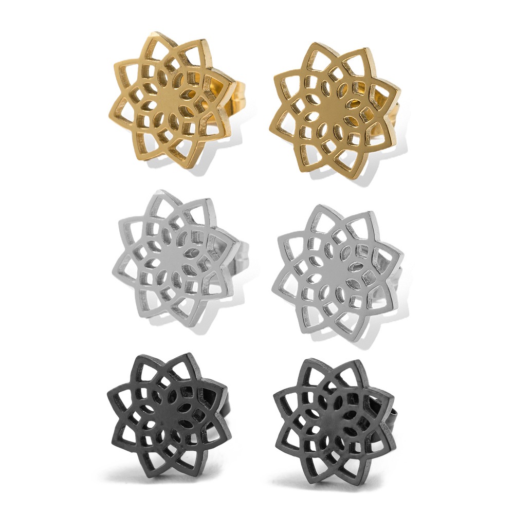 Firetti Ohrstecker-Set »Multipack Schmuck Geschenk Edelstahl Ohrschmuck Ohrringe Blumen« Made in Germany