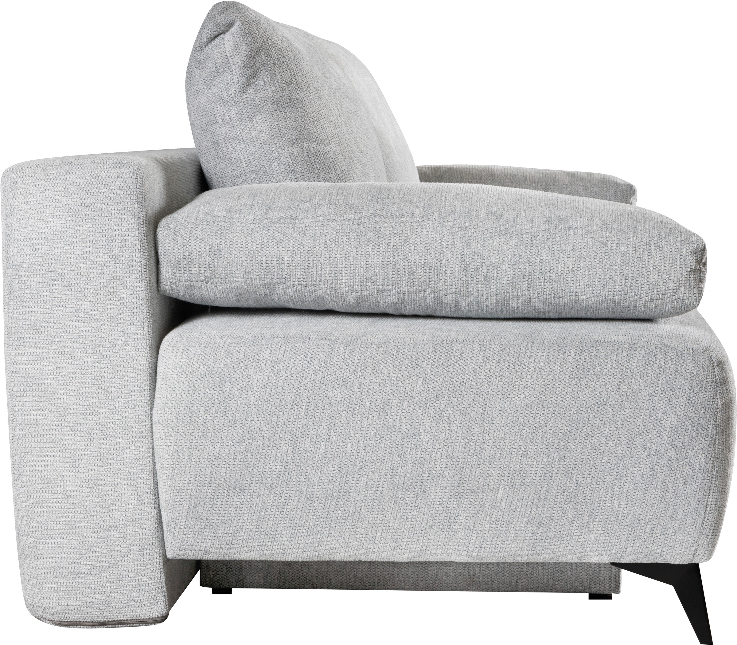 WERK2 Schlafsofa »Viktoria mit Komfortsitz- und Liegehöhe, Breite 200cm,«, bequemes 2-Sitzer Schlafcouch mit Bettkasten