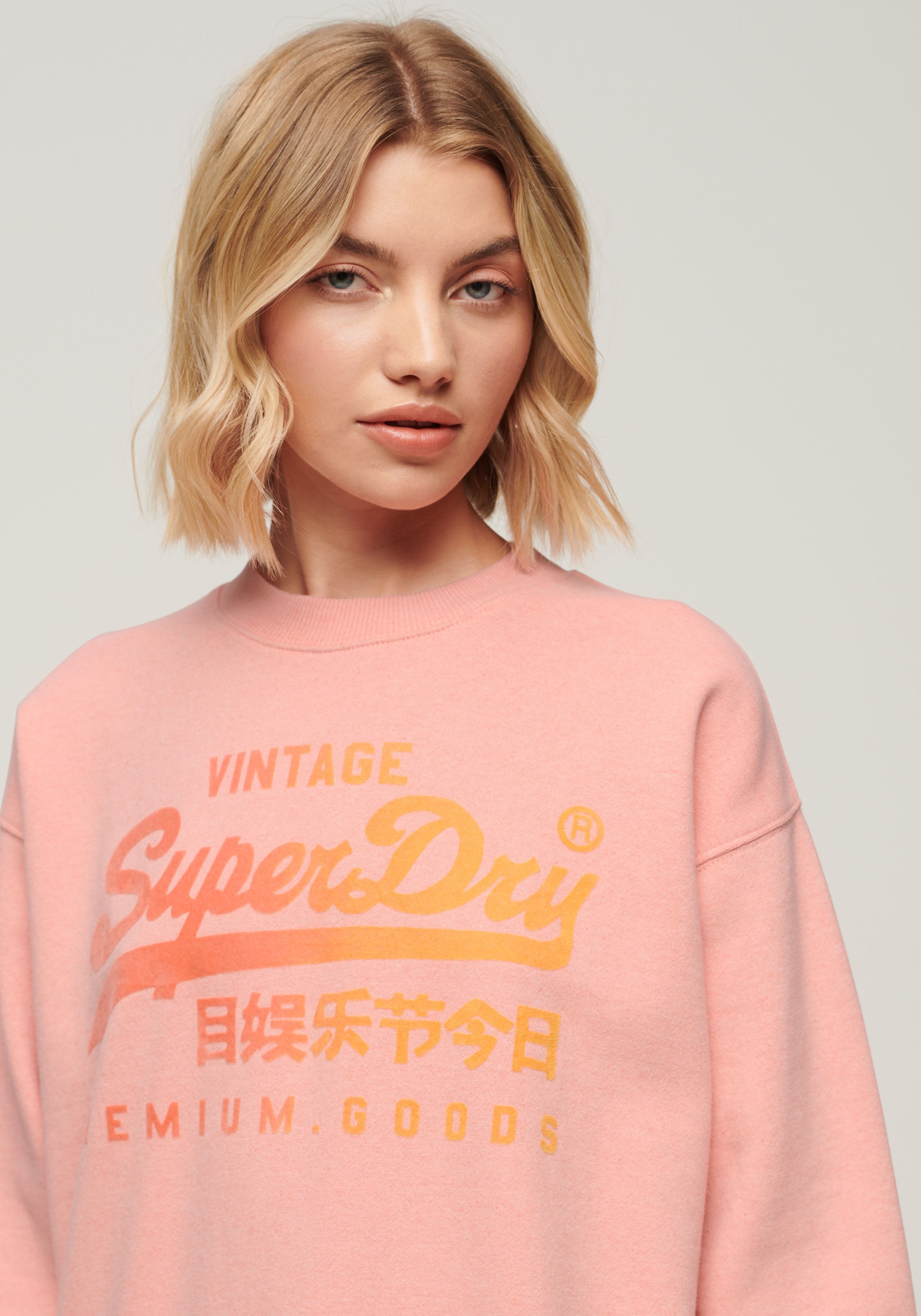 Superdry Sweatshirt »TONAL VL LOOSE SWEATSHIRT«