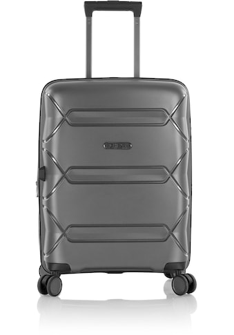 Hartschalen-Trolley »Milos grau, 53 cm«, 4 Rollen