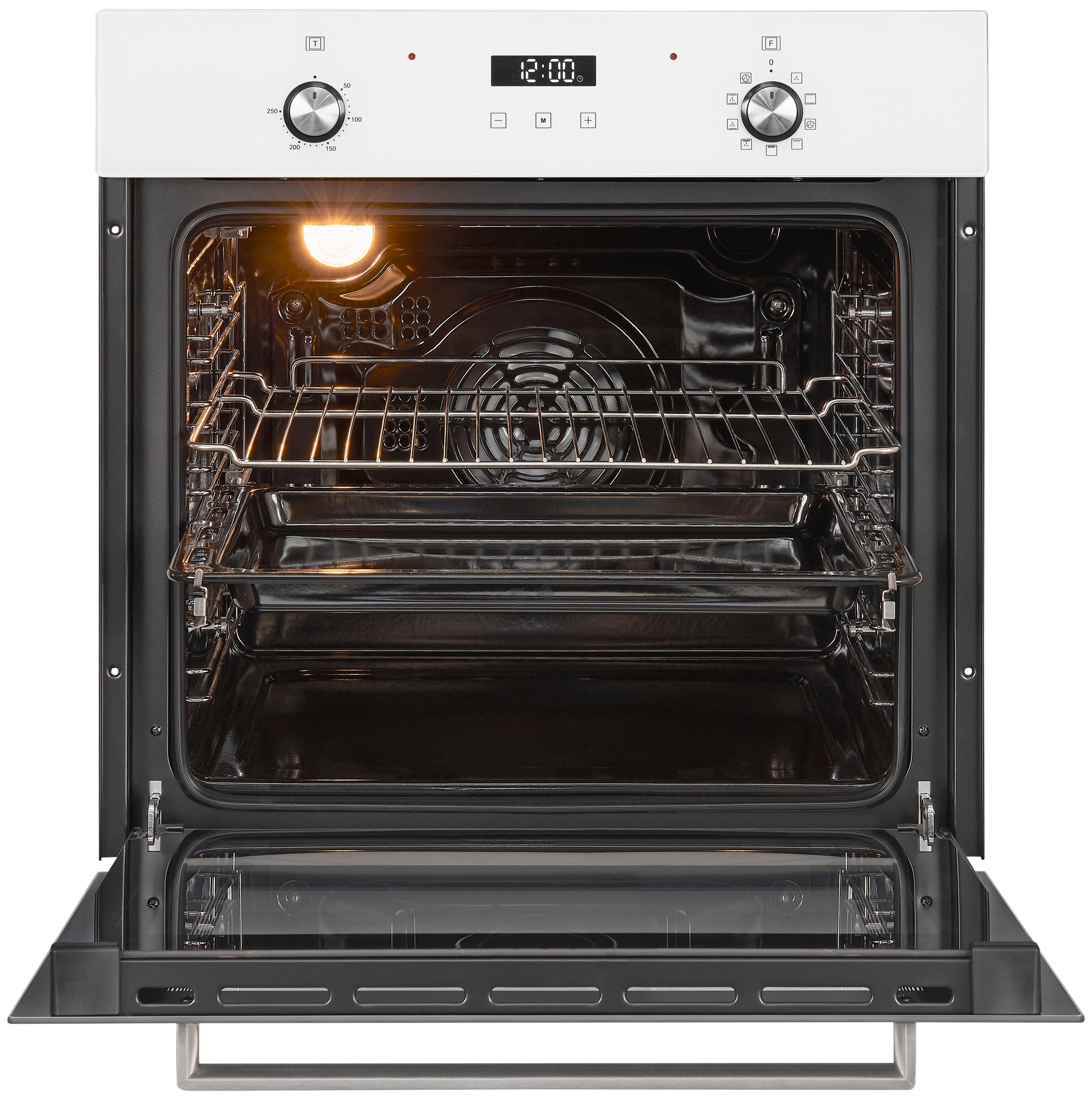 EXQUISIT Backofen "EBE76-9-H-020", Energieeffizienz: A (A+++-D), weiß, B:59,5cm H:59,5cm T:56,7cm, Backöfen, Pizzafunktion – ideal für Pizza, Focaccia und mehr 2