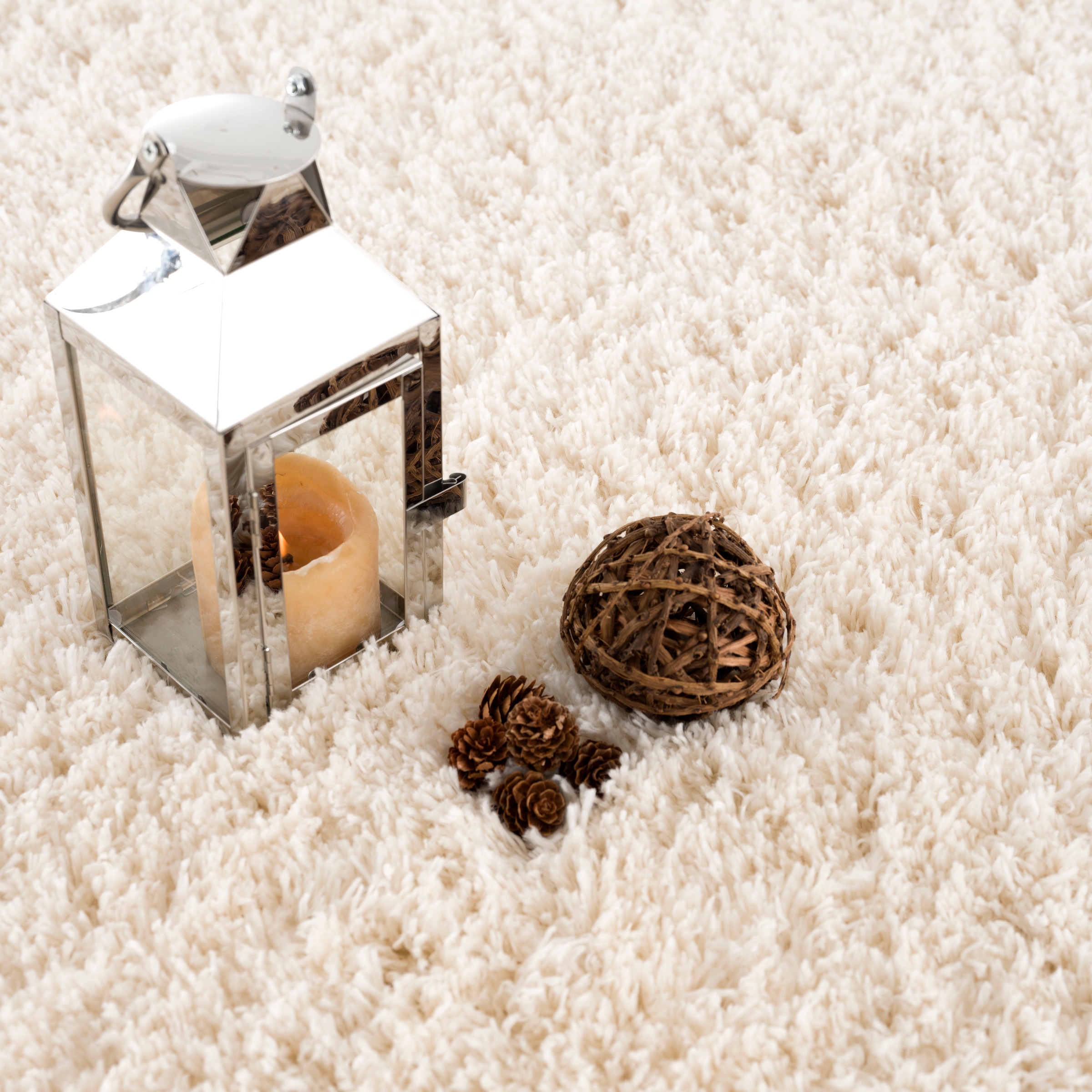 Sanat Hochflor-Teppich »Porto«, rechteckig, 45 mm Höhe, Wohnzimmer, Langflor, Shaggy, auch als Läufer