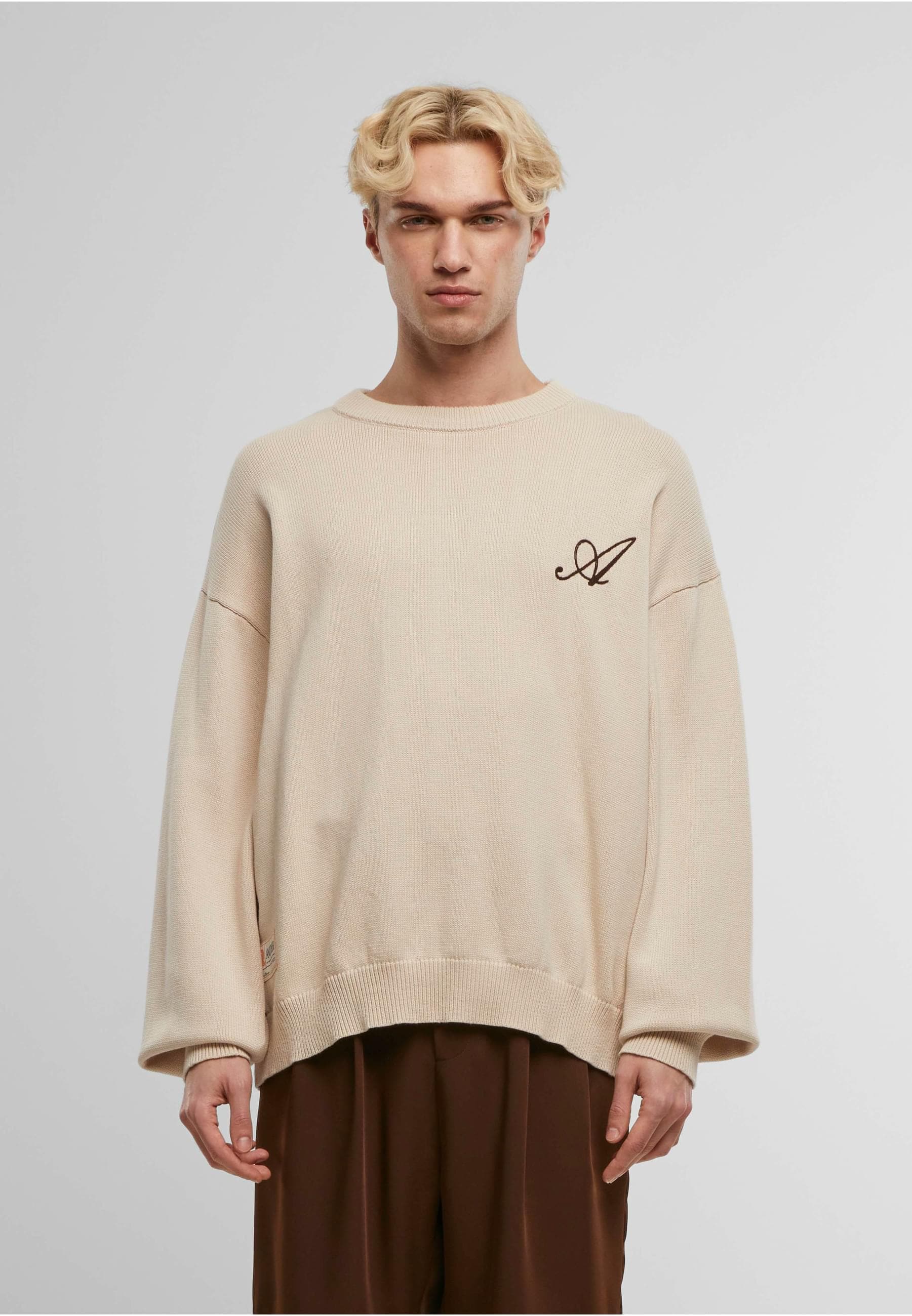 Another Cotton Lab Sweater »Another Cotton Lab Logo Mesh Knit Sweater«, (1 tlg.)