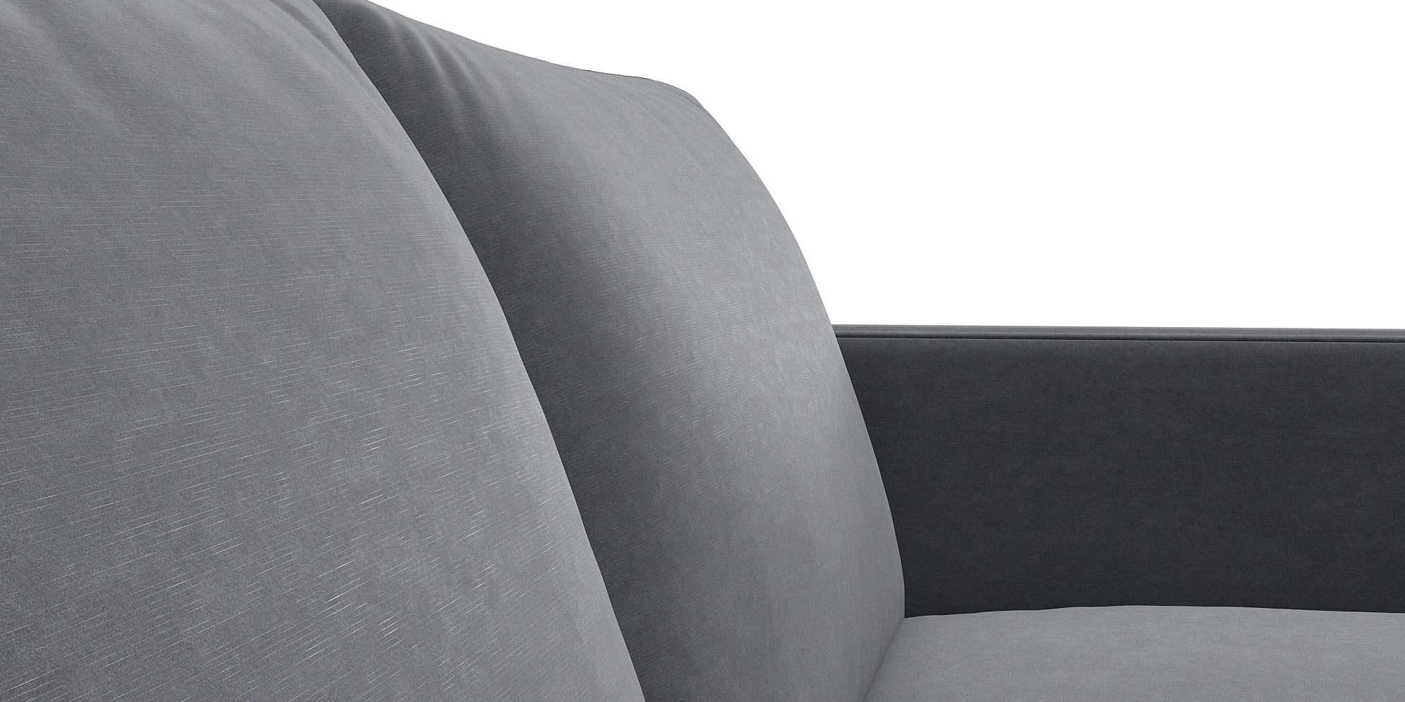 FLEXLUX Ecksofa »Fiore, L-Form, bequem und komfortabel durch hochwertigem Sitzaufbau«, schmale Armlehnen, Kaltschaum, Füße Alu+schwarz
