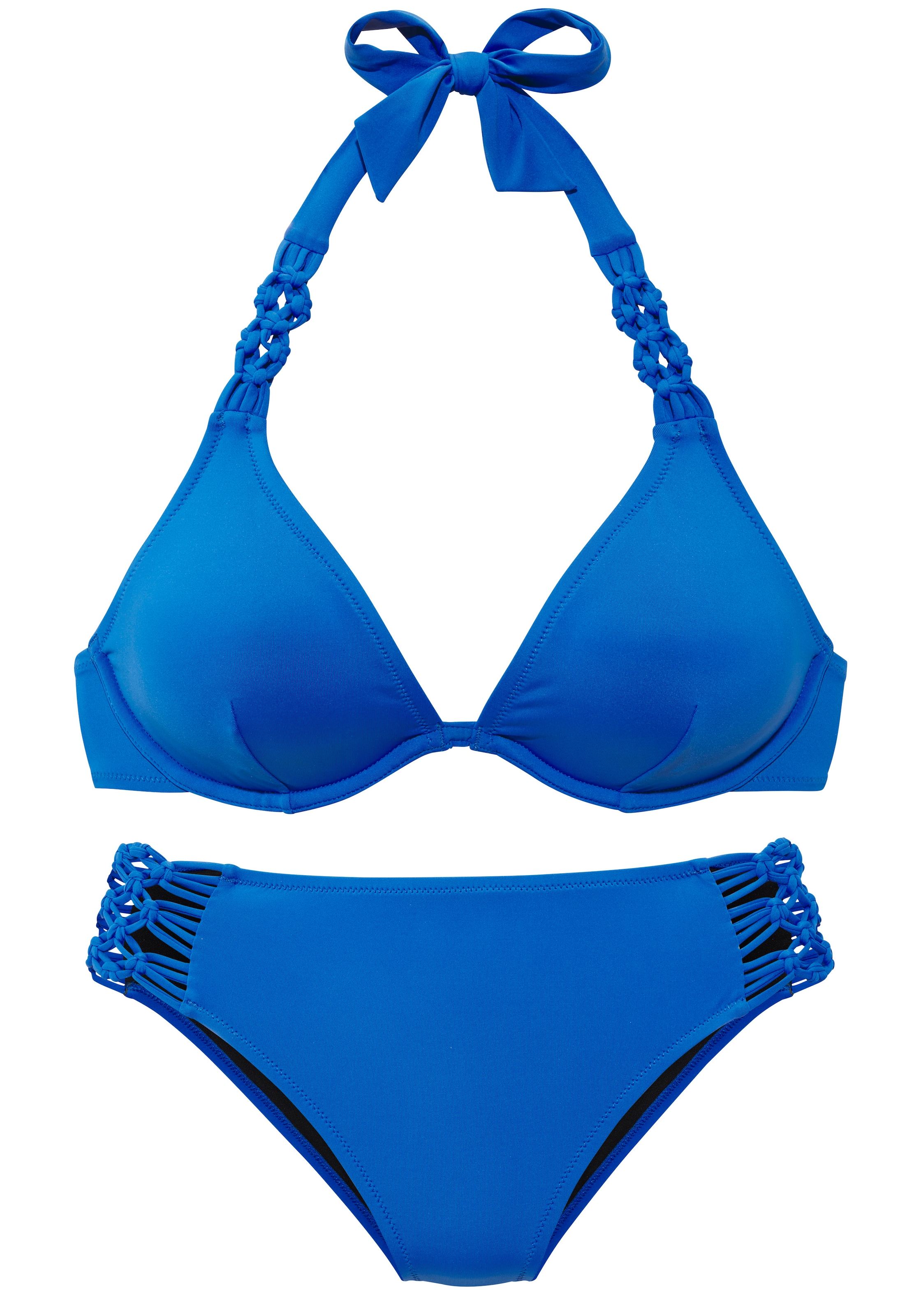 LASCANA Bügel-Bikini "Kalea" mit eleganten Makramee-Details günstig online kaufen