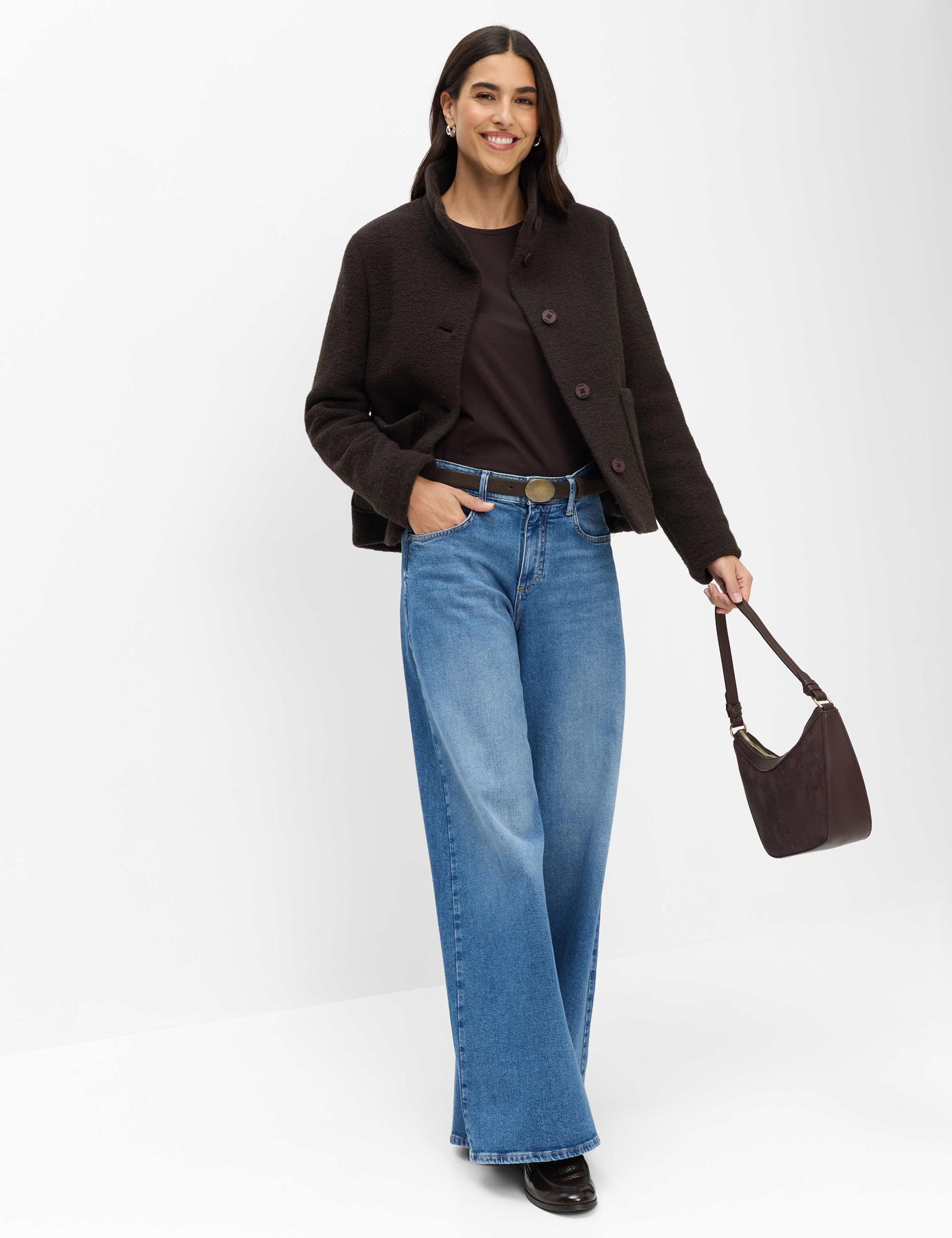 Brax Steppjacke »Style POLLY« Damenjacke aus hochwertigem Wollmix