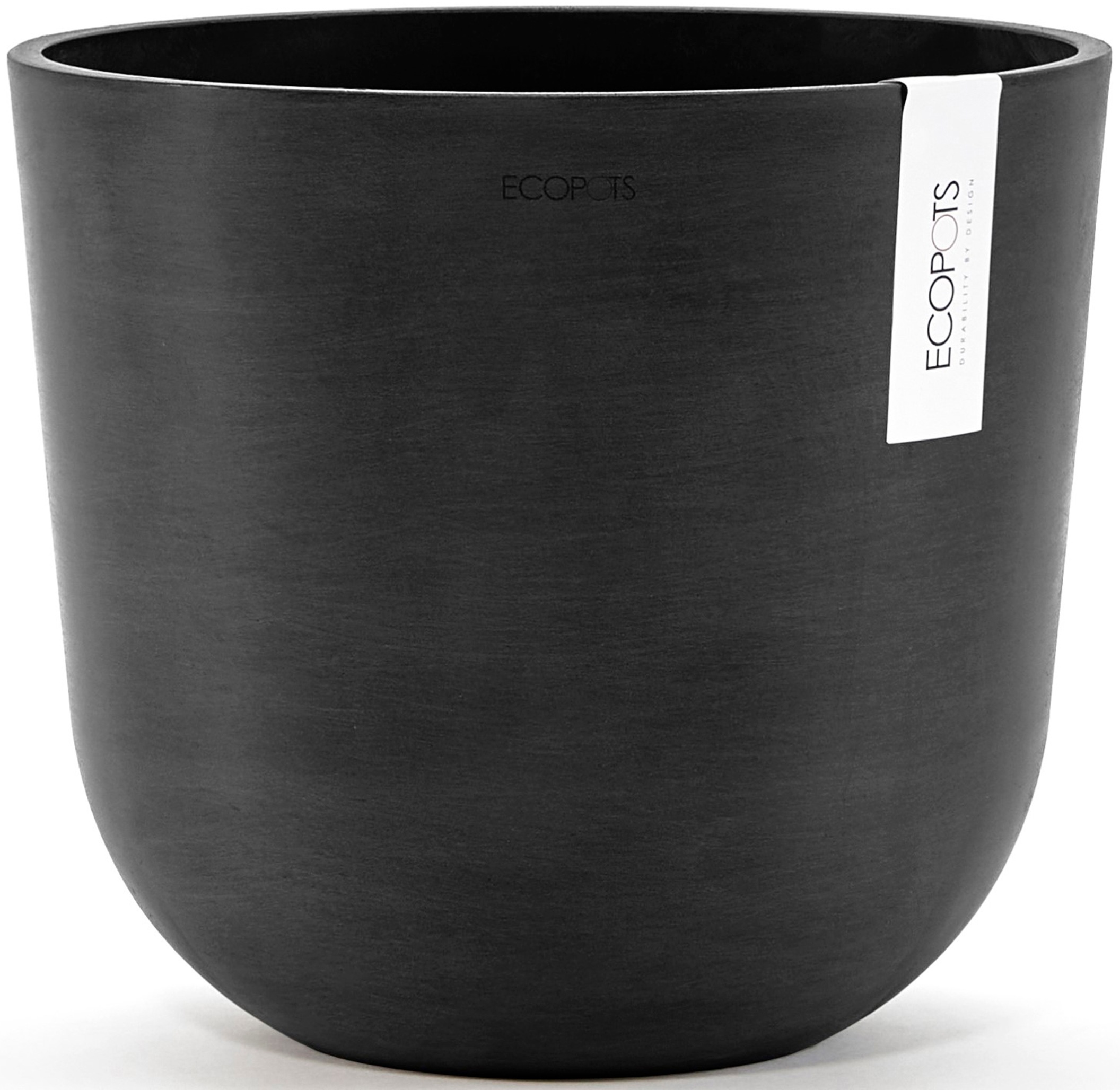 ECOPOTS Blumentopf »Oslo 25 + Wassersystem Dunkelgrau«, für innen und außen: frostsicher, bruchsicher und lichtbeständig