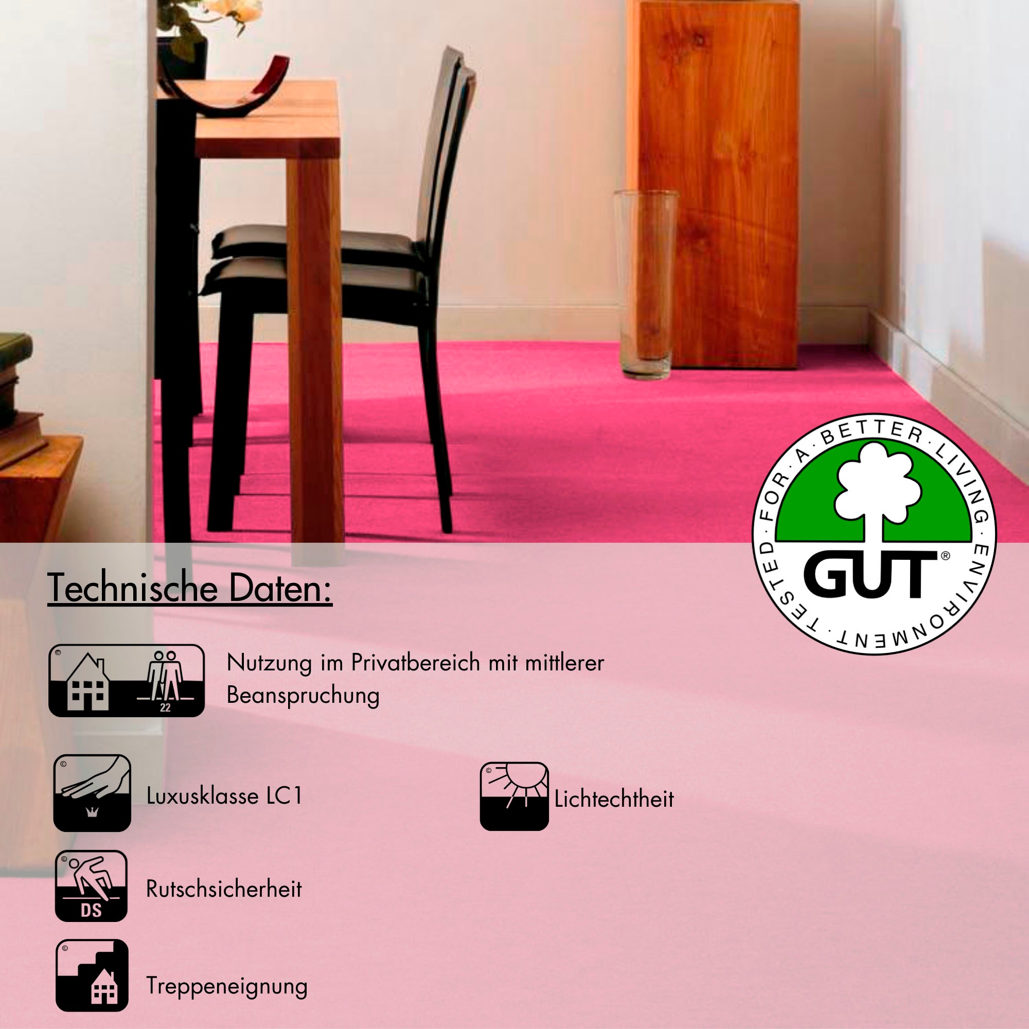 Andiamo Teppichboden »Sina, Velours, Made in Belgium«, rechteckig, 9 mm Höhe, Uni Farben, Breite 400 cm, strapazierfähig, pflegeleicht, Wohnzimmer