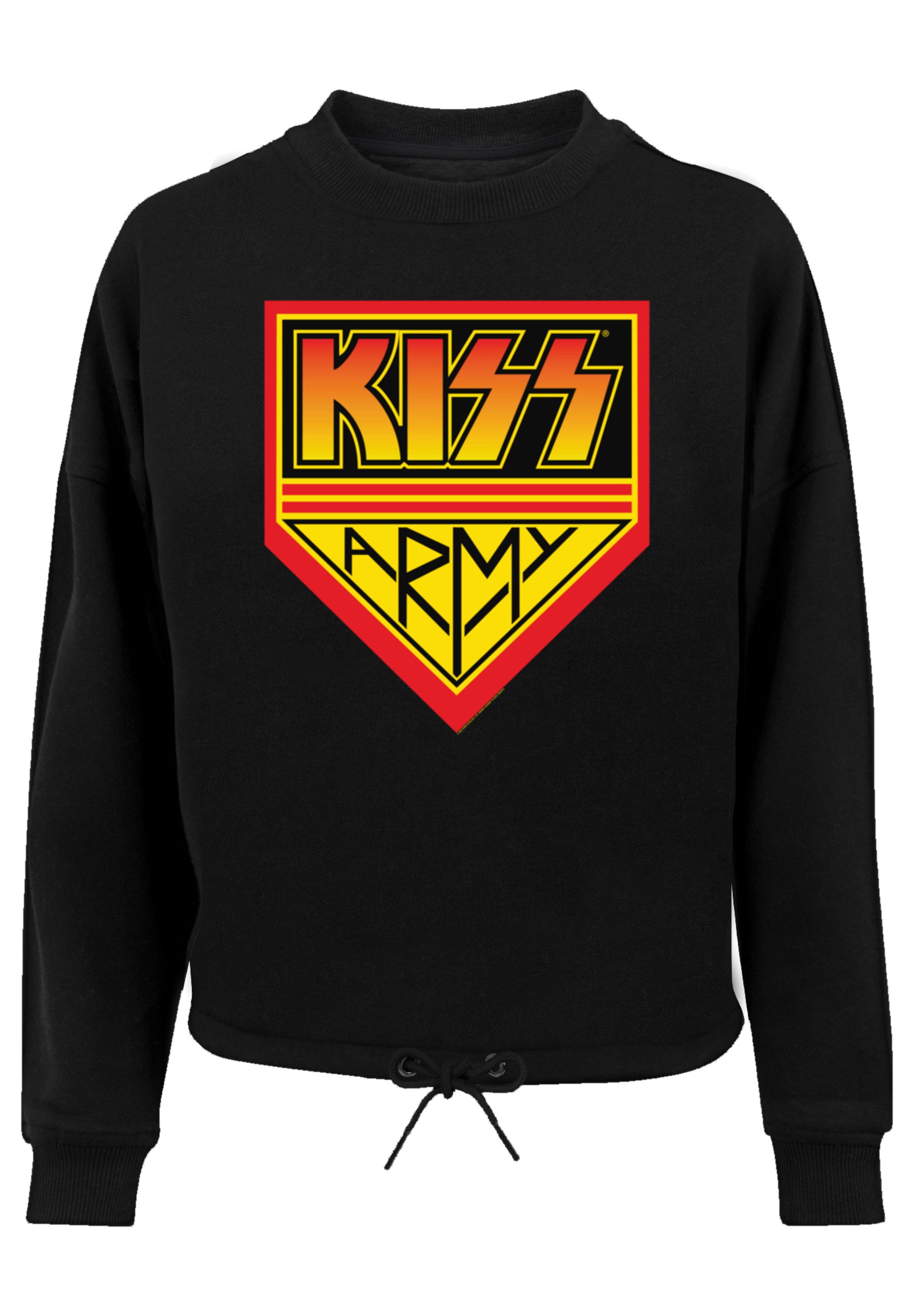 F4NT4STIC Sweatshirt »Kiss Army Logo«, Premium Qualität