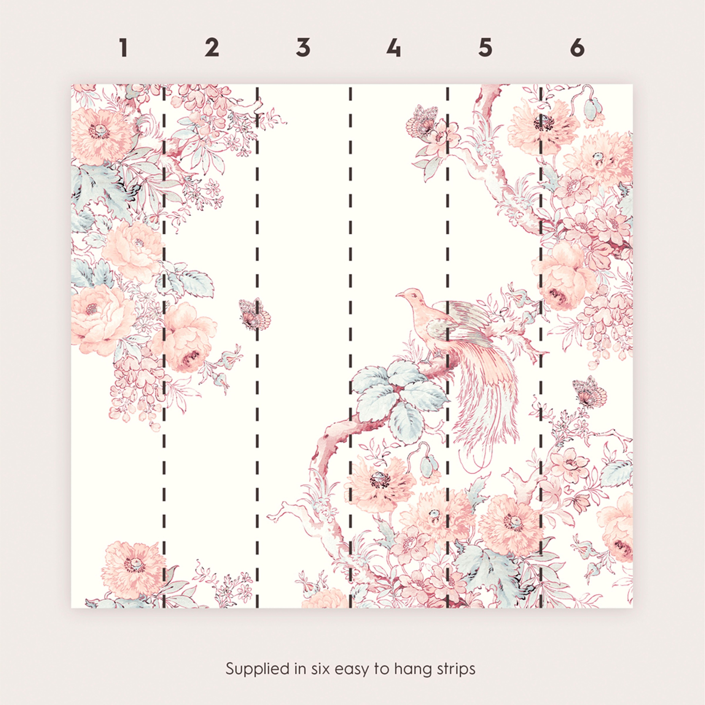 LAURA ASHLEY Fototapete »Birtle« Motiv glatt Motiv