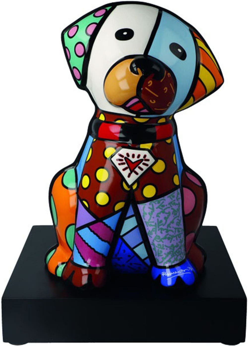 Goebel Dekofigur "Romero Britto - Baby Blue" Limitiert auf 1.000 Stück, mit Zertifikat