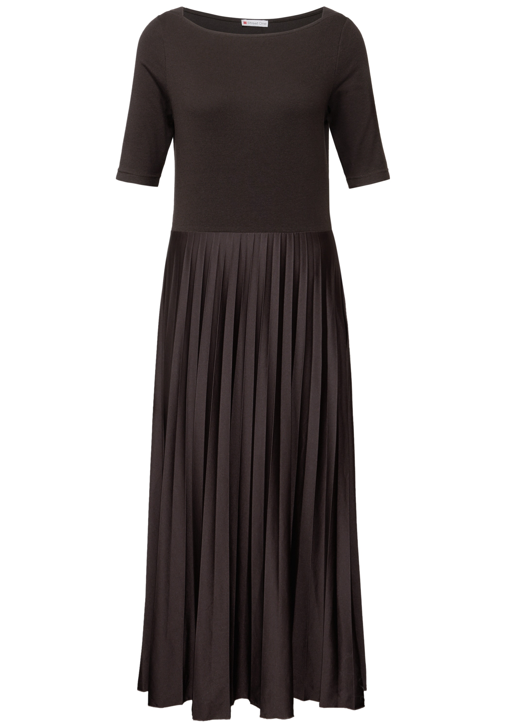 STREET ONE Midikleid, mit plissiertem Rockteil