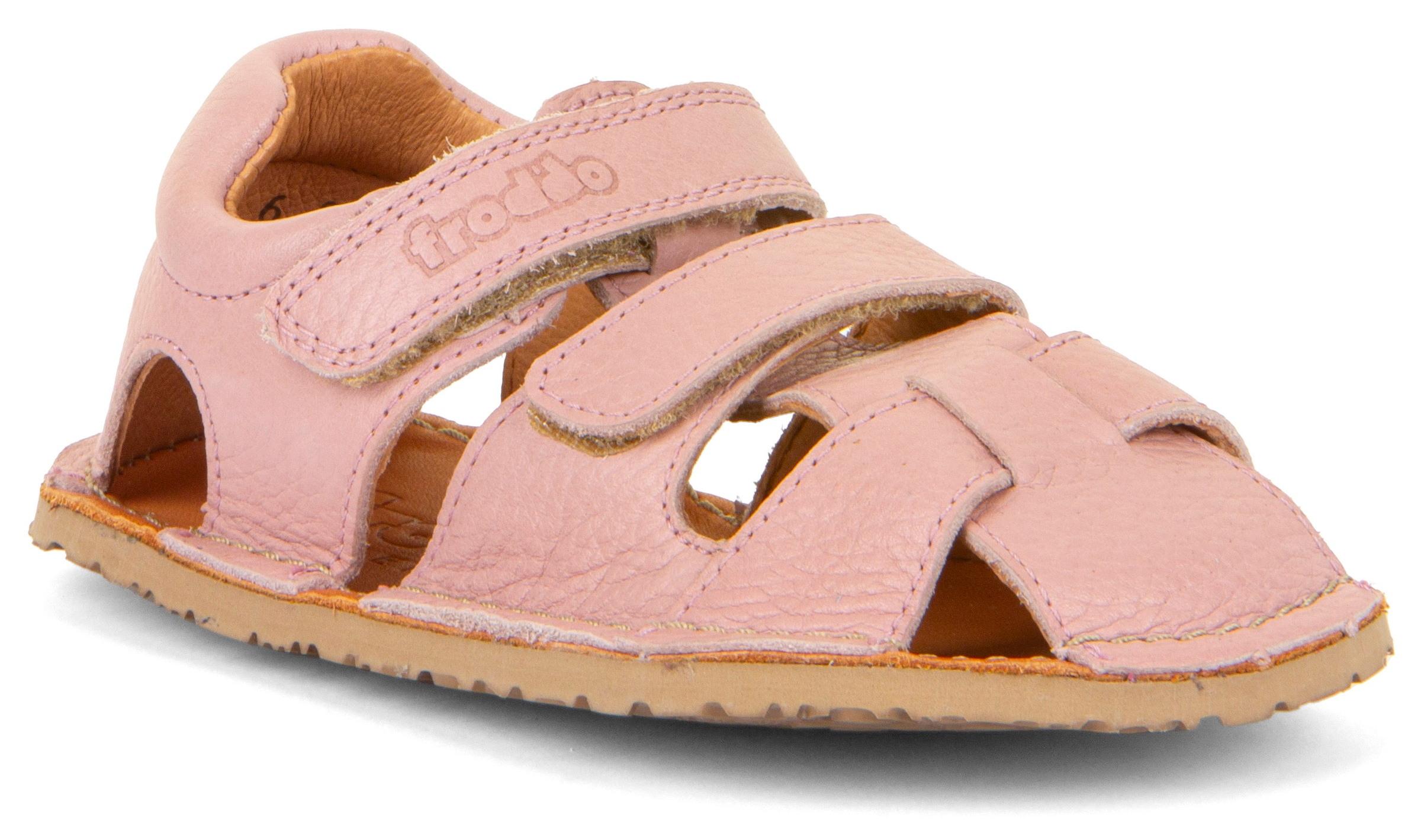 froddo Barfußschuh "Sandale Flexy Avi", Sommerschuh, Poolslides, Klettschuh, mit zwei Klettverschlüsse