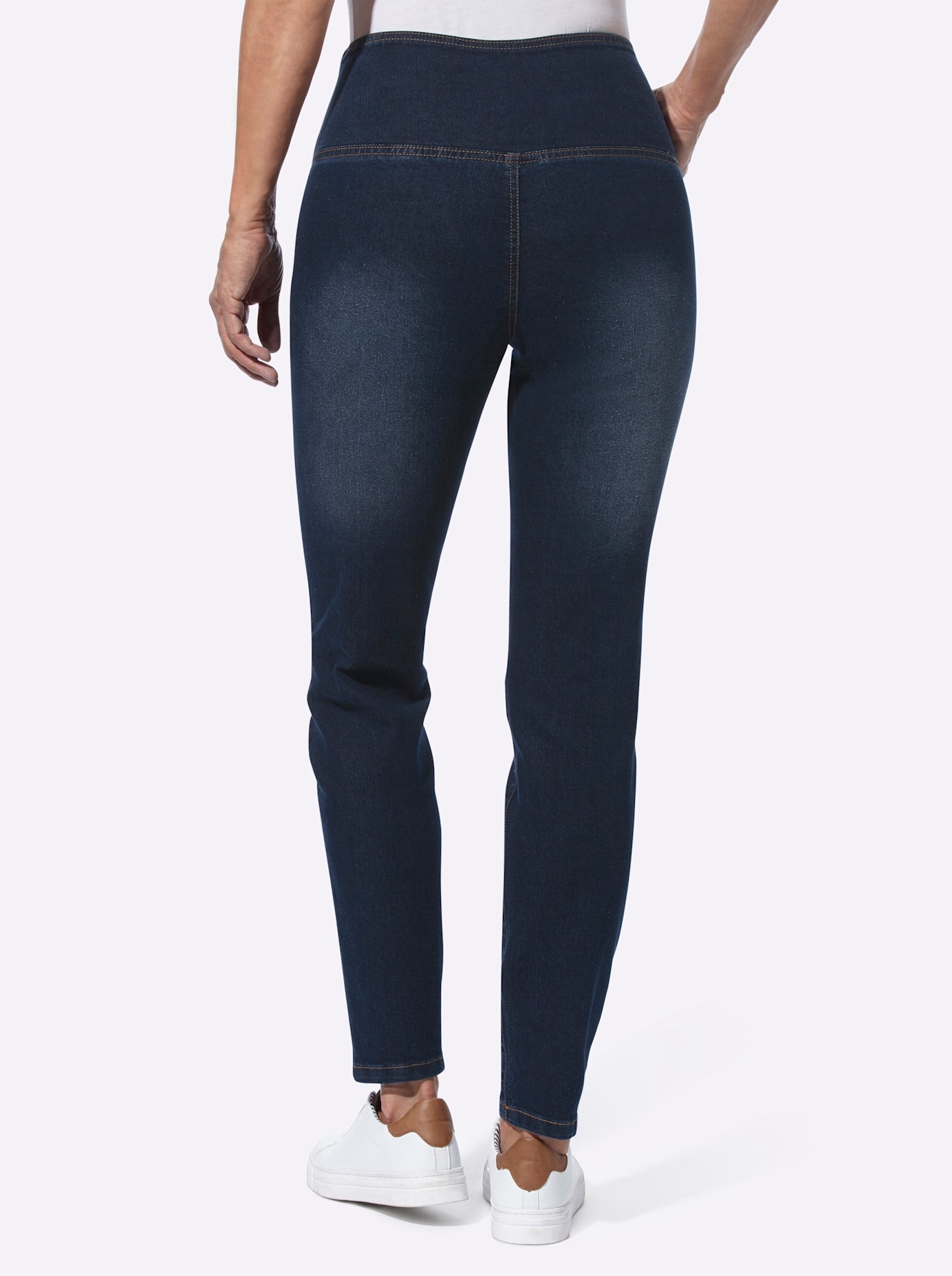 CASUAL LOOKS Women Pull-on Jeans Dark Blue 36 3