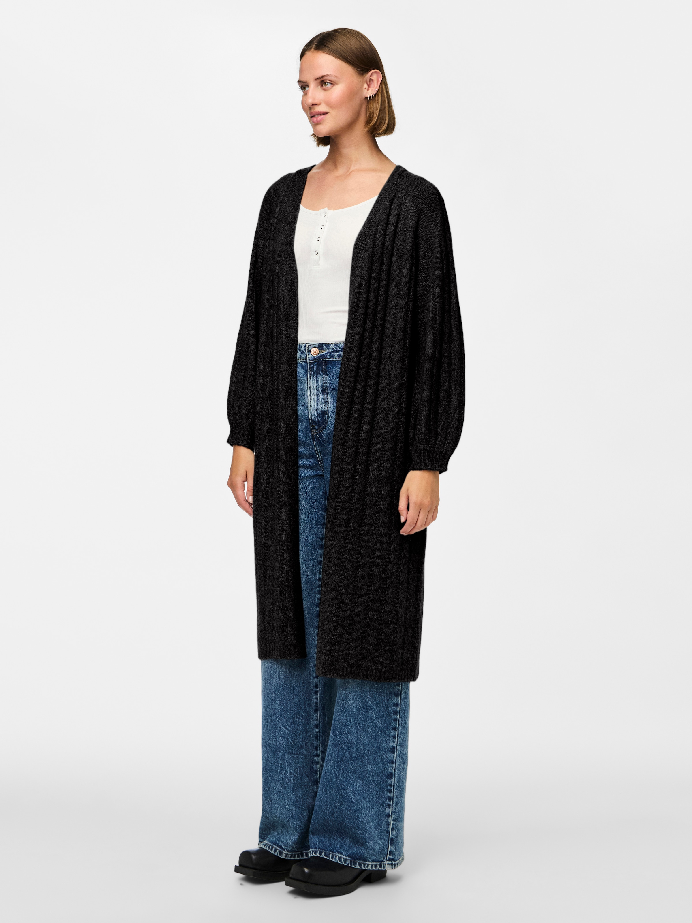 pieces Strickjacke PCMAGGY LS LONG KNIT CARDIGAN NOOS BC günstig online kaufen