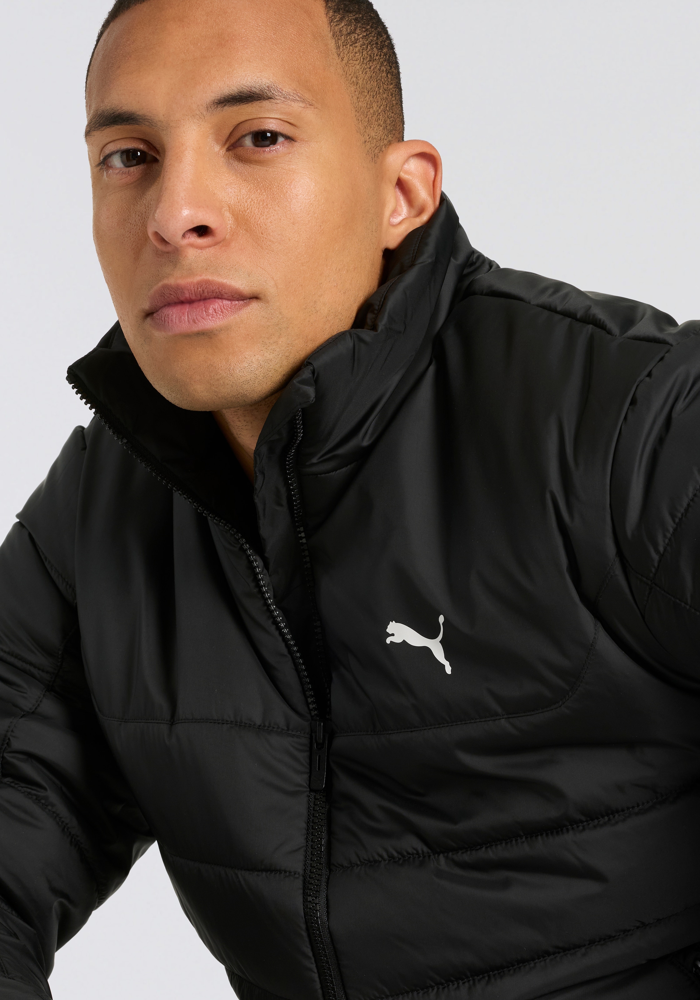 PUMA Winterjacke »ESS PADDED JACKET«, ohne Kapuze