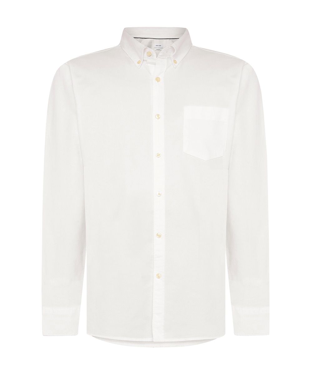 Pierre Cardin Langarmhemd "Oxford Button down" Button-down-Kragen