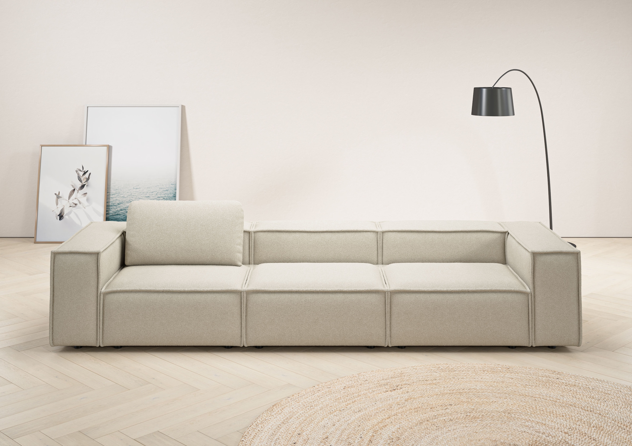 Places of Style 3,5-Sitzer "Watertown, modernes Big-Sofa XXL, 336 cm Breite günstig online kaufen
