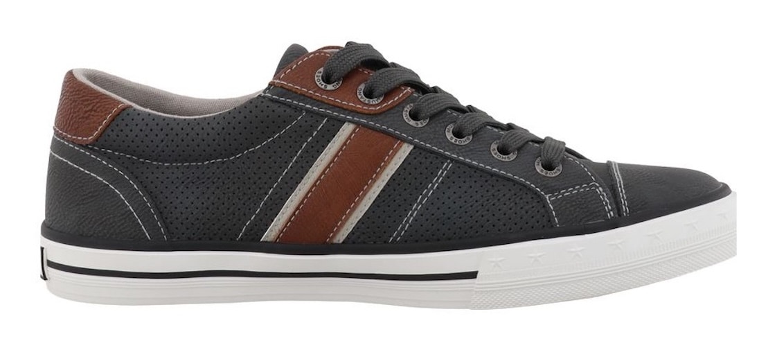 Mustang Shoes Sneaker »Calogero«  Freizeitschuh, Halbschuh, Schnürschuh mit Kontrastbesätzen