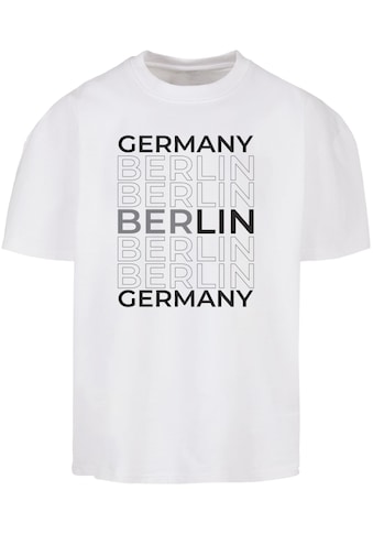 T-Shirt »Merchcode Herren Berlin Ultra Heavy Cotton Box T-Shirt«, (1 tlg.)