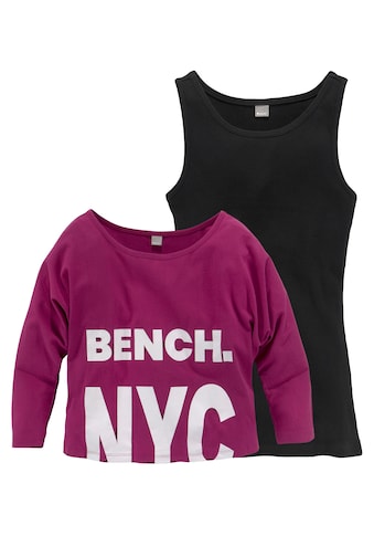 Bench. 3/4-Arm-Shirt »NYC« (Set 2 dalys su To...