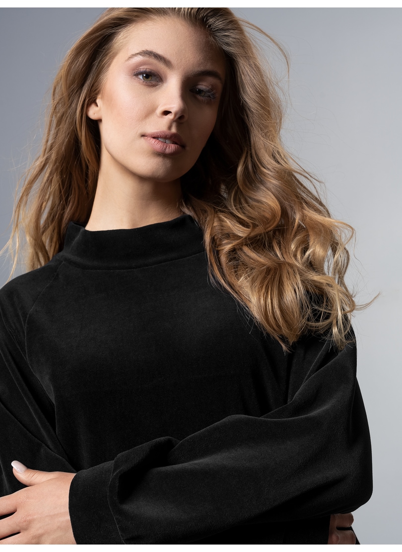Thumbnail - Trigema Sweatshirt "TRIGEMA Nicki Pullover mit Kordelzug"
