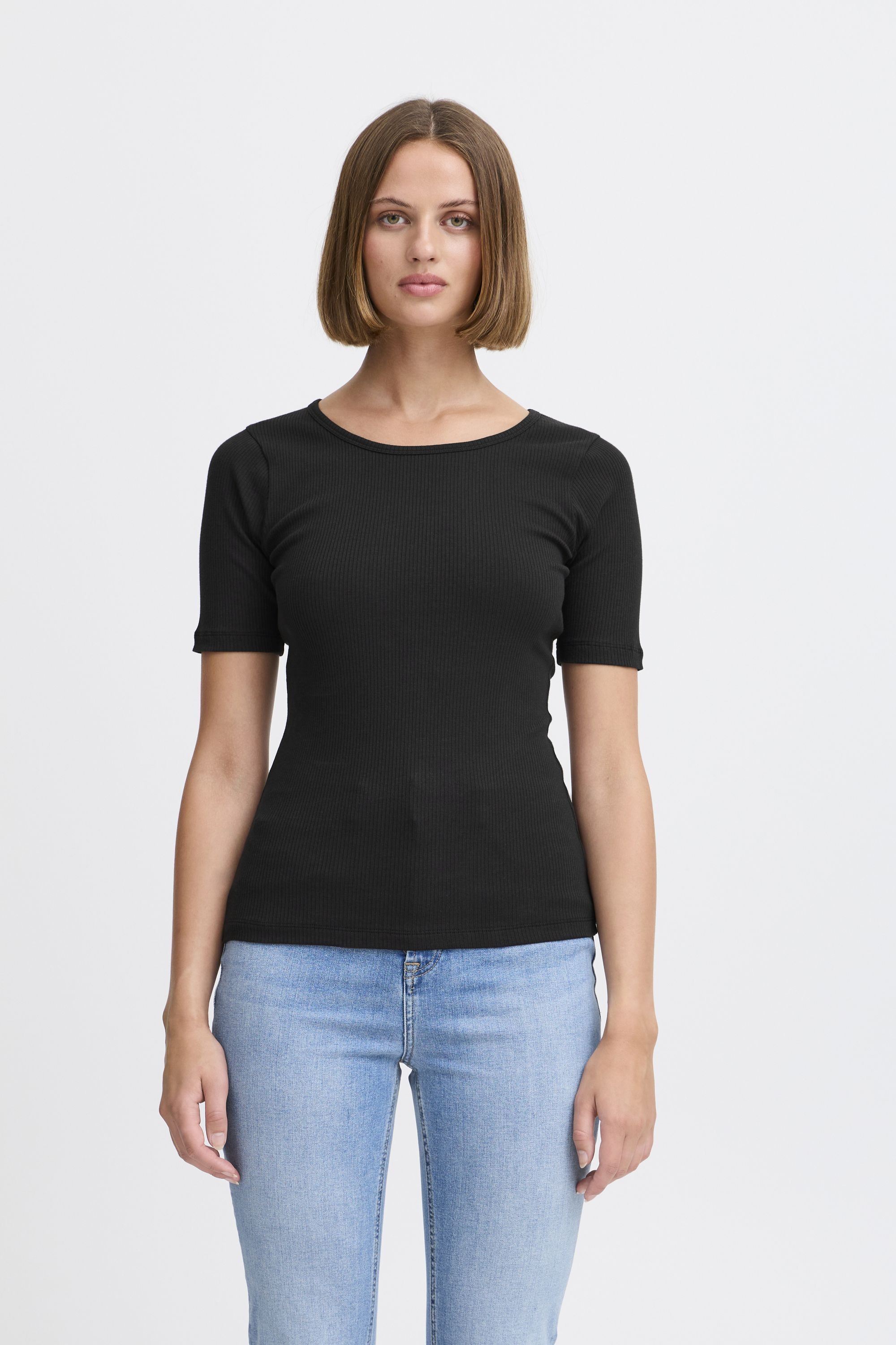 Ichi T-Shirt »T-Shirt IHPALMER RIB SS«