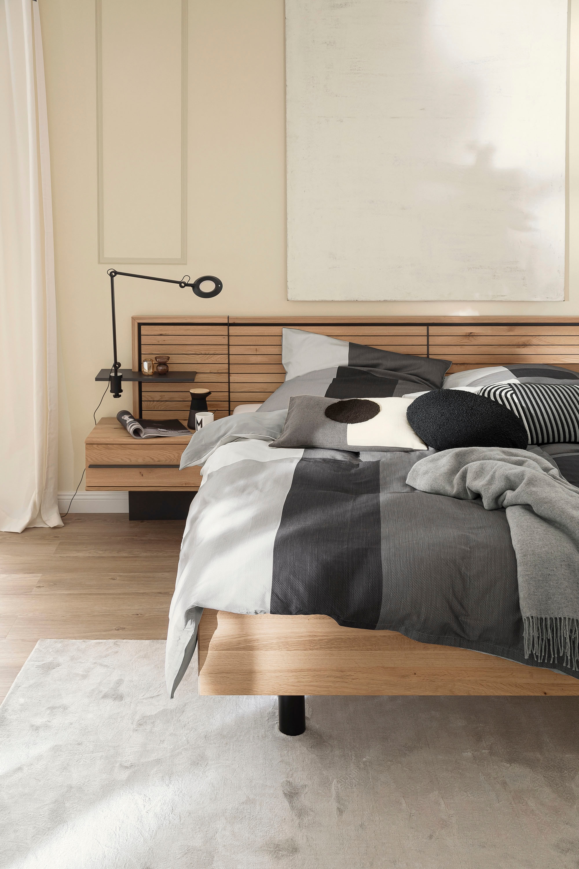 SCHÖNER WOHNEN-Kollektion Bettwäsche "Art" 2 Stk. tlg. aus beständigerer Ba günstig online kaufen