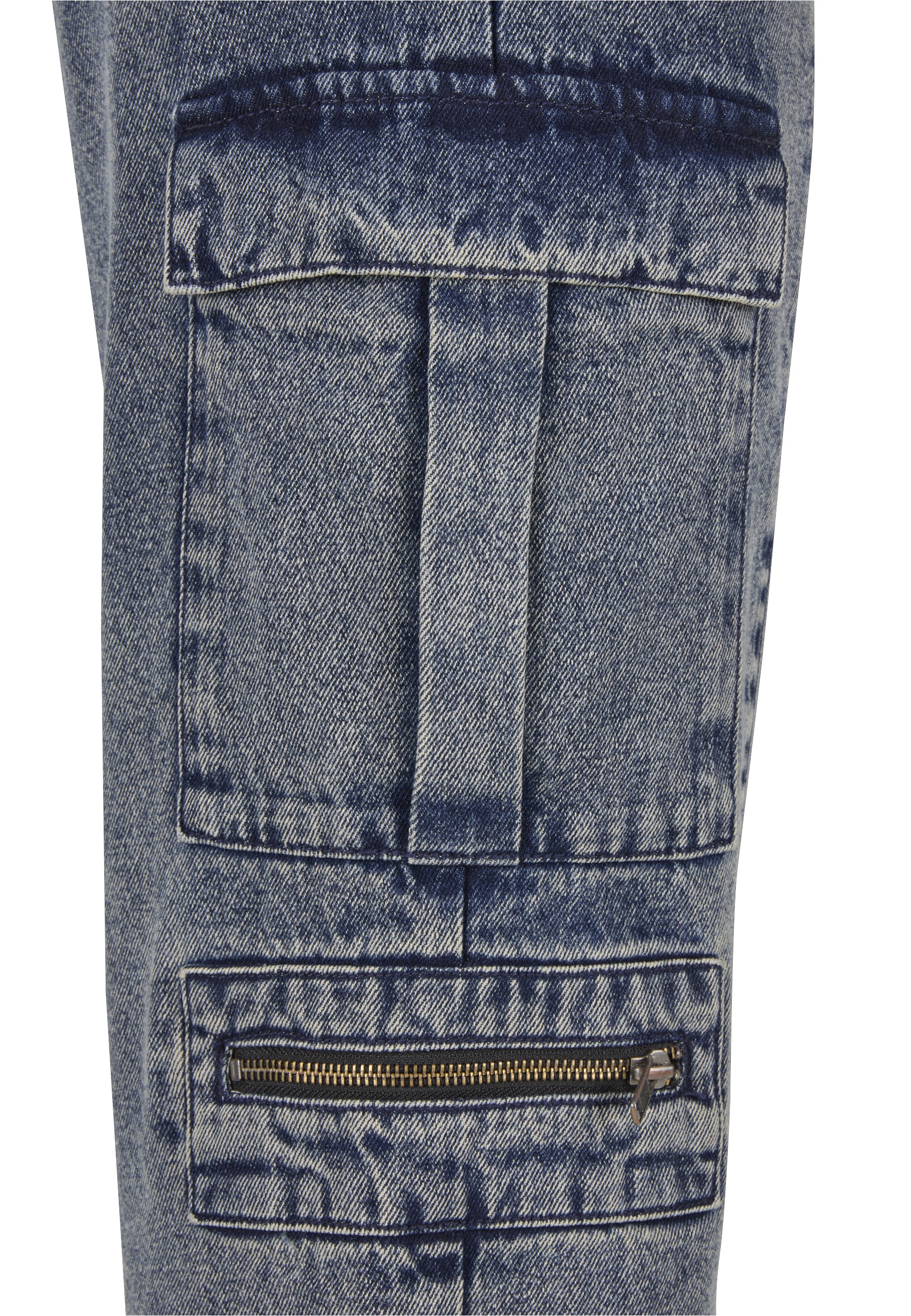 URBAN CLASSICS Cargohose »Urban Classics Ladies Loose Utility Denim Pants«