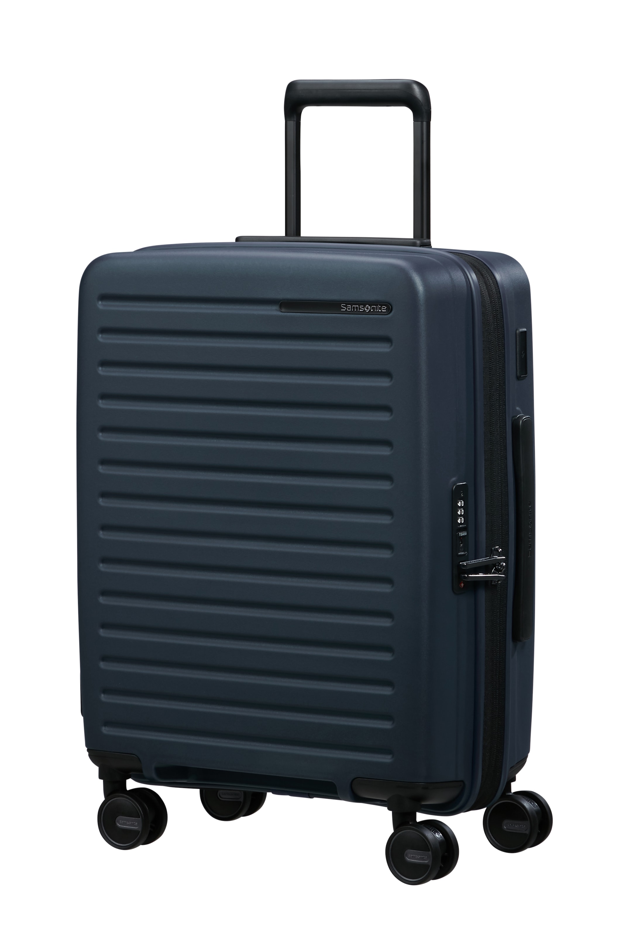 Samsonite 1100000002199 "RESTACKD" 39 l 4 Rollen mit fester Trennwand und verstellbaren Packgurten