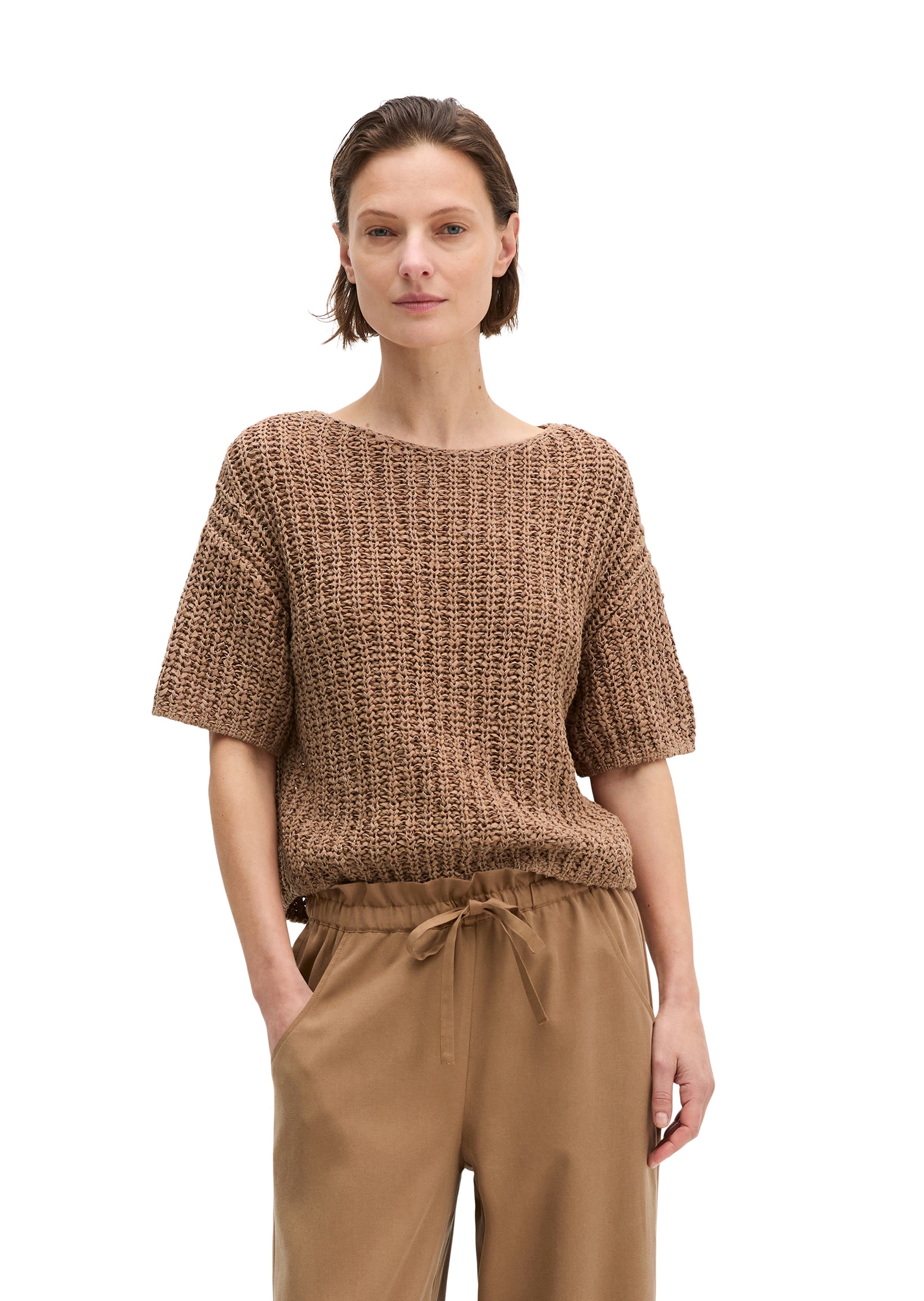 Marc OPolo Strickpullover "aus Bändchengarn"
