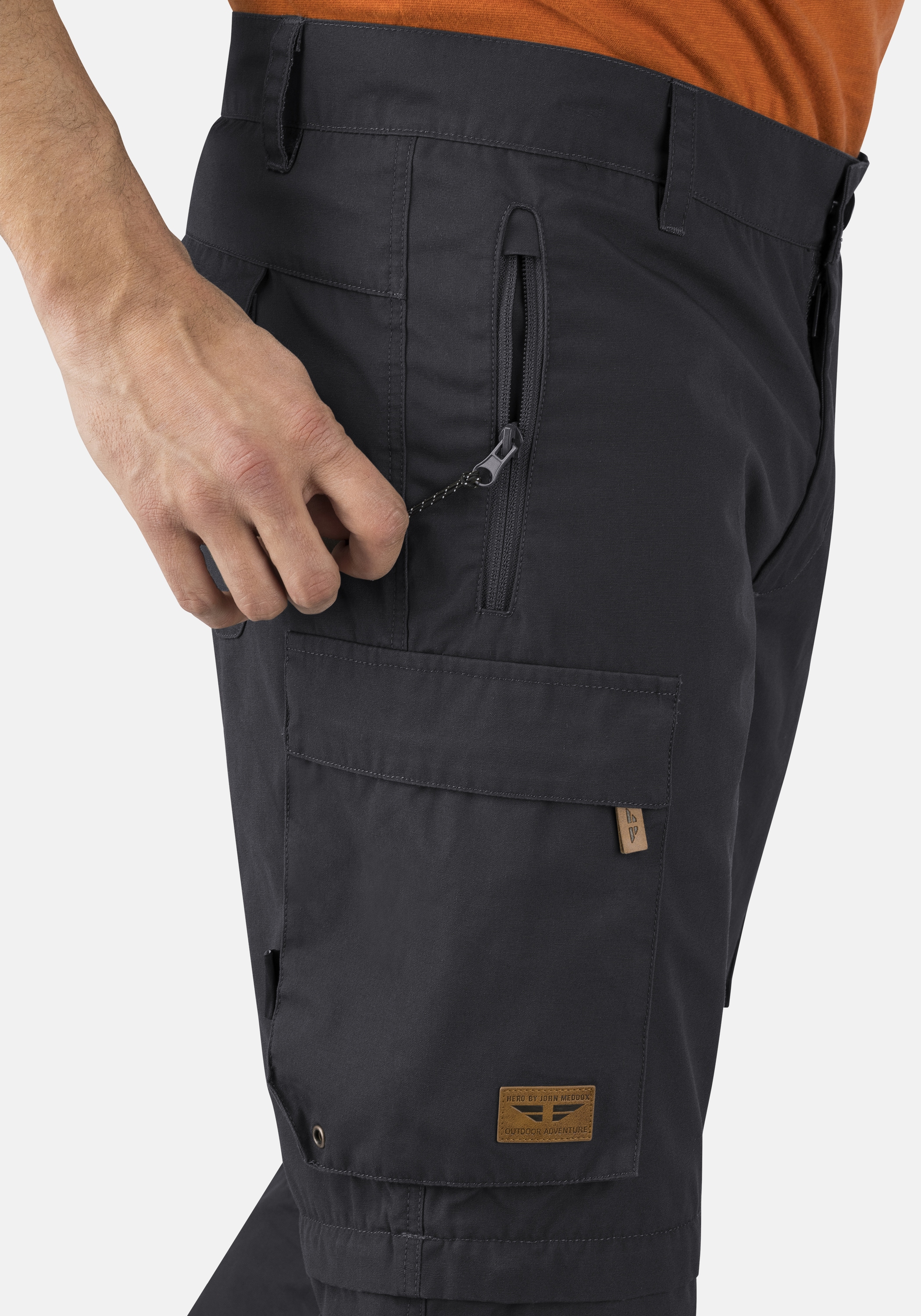 HERO by John Medoox Cargohose »Canvas Cargohose«, Cargo Hose Outdoorhose Casual Twill für Herren
