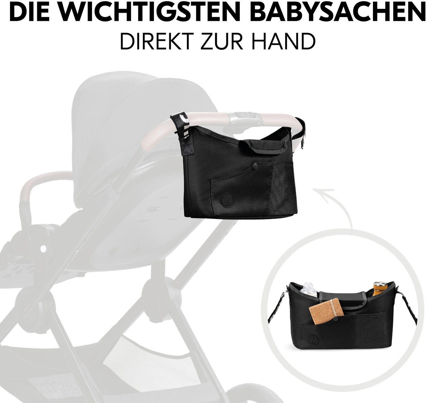 Hauck Kinderwagen-Tasche »Pushchair Bag, Black«