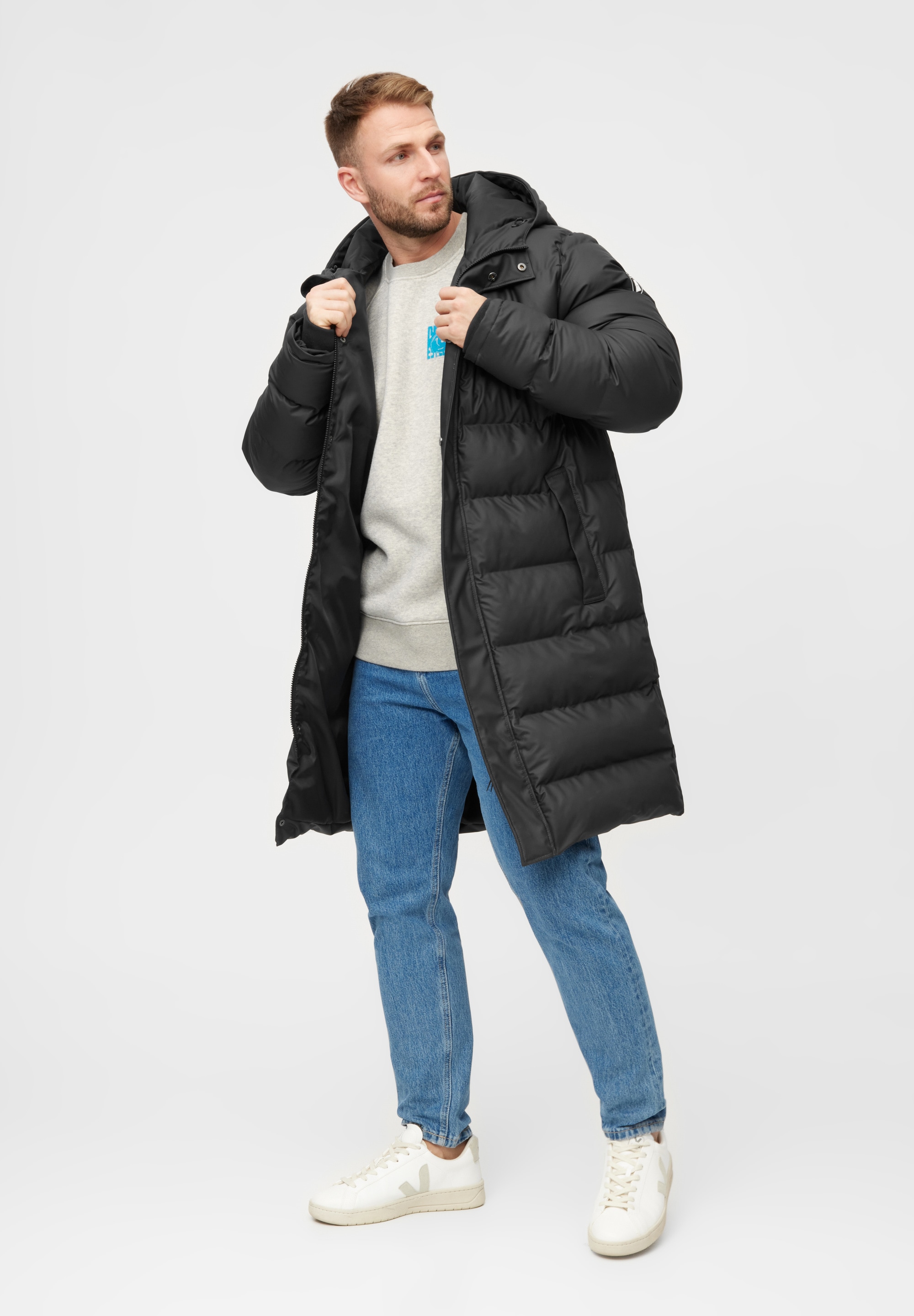 Derbe Winterjacke »Interholm«, mit Kapuze, Moderne Funktionsmaterialien, wasserdicht, Innentasche
