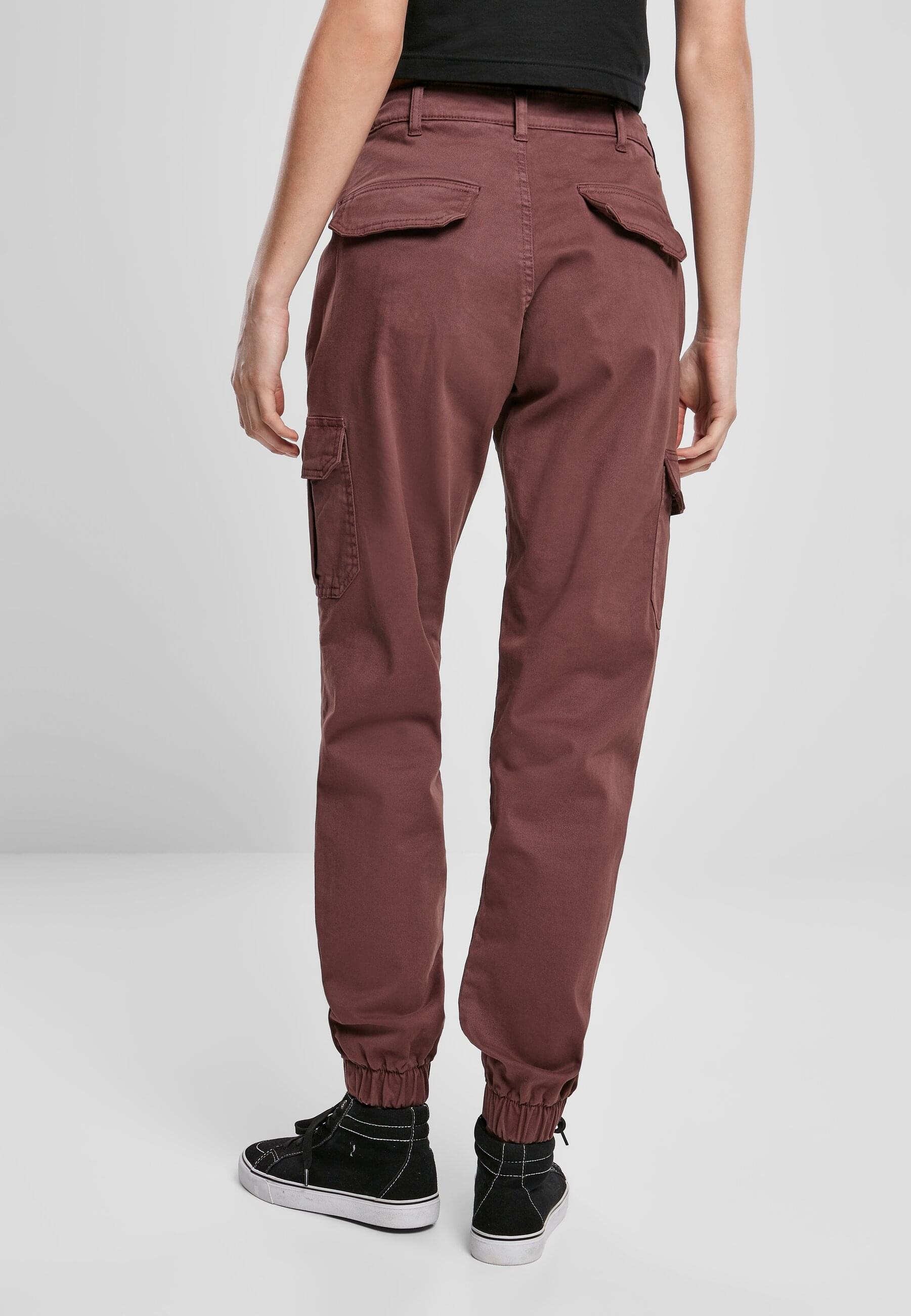 URBAN CLASSICS Cargohose »Urban Classics Damen Ladies High Waist Cargo Pants«, (1 tlg.)