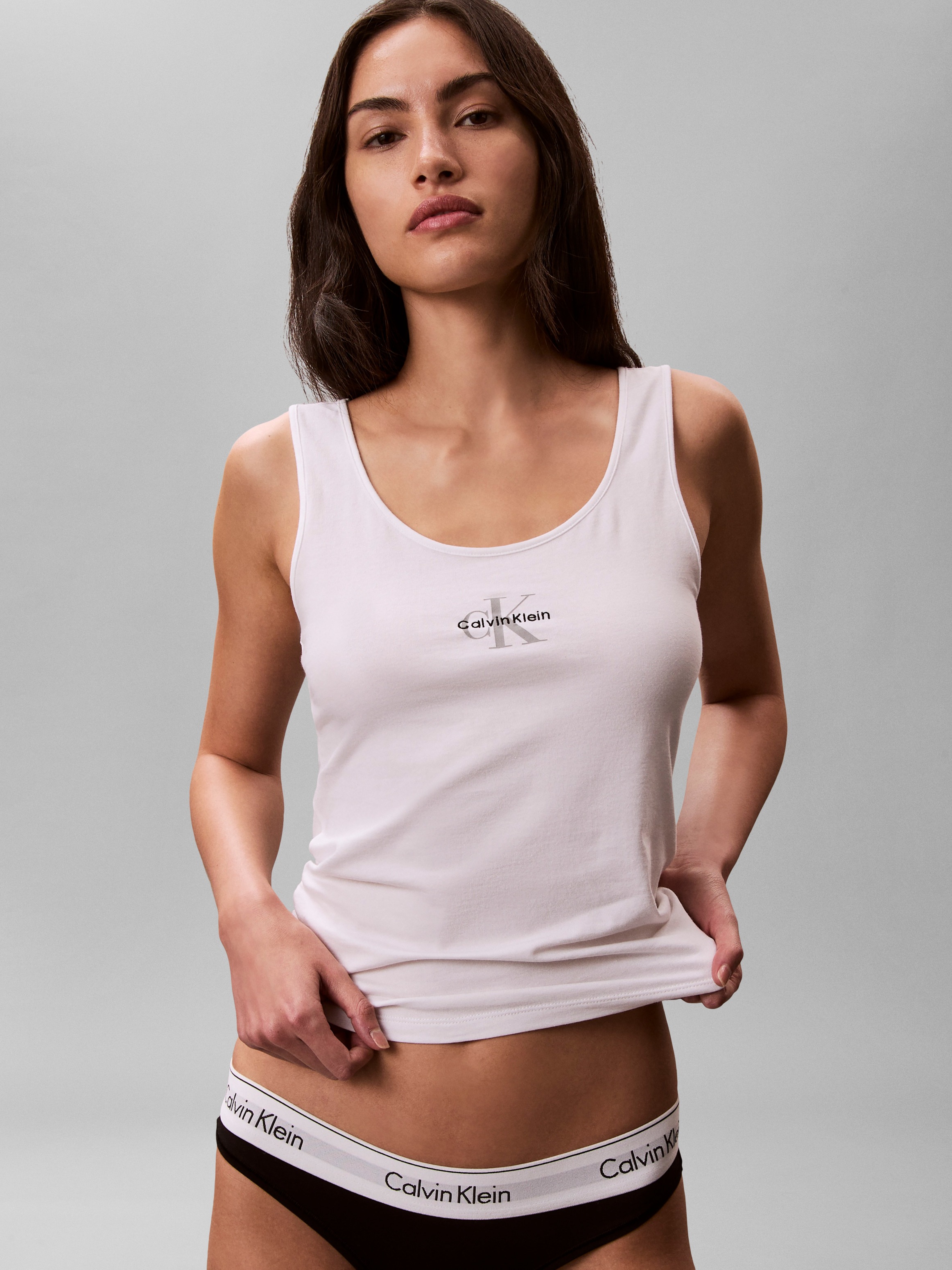 Calvin Klein Underwear Tanktop Körpernahe Passform mit Rundhalsausschnitt