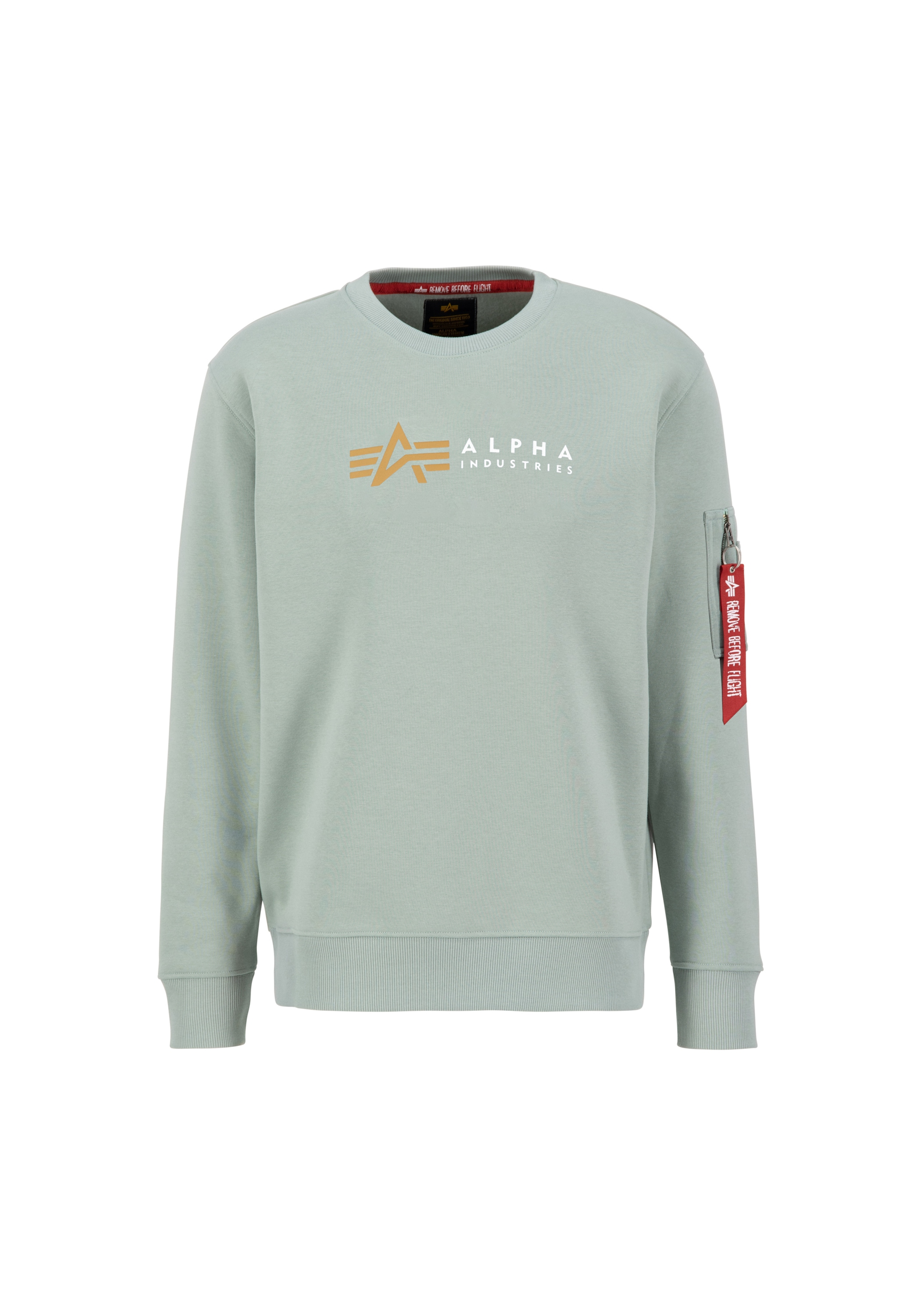 Alpha Industries Sweater "Alpha Industries Men - Sweatshirts Alpha Label Sweater"