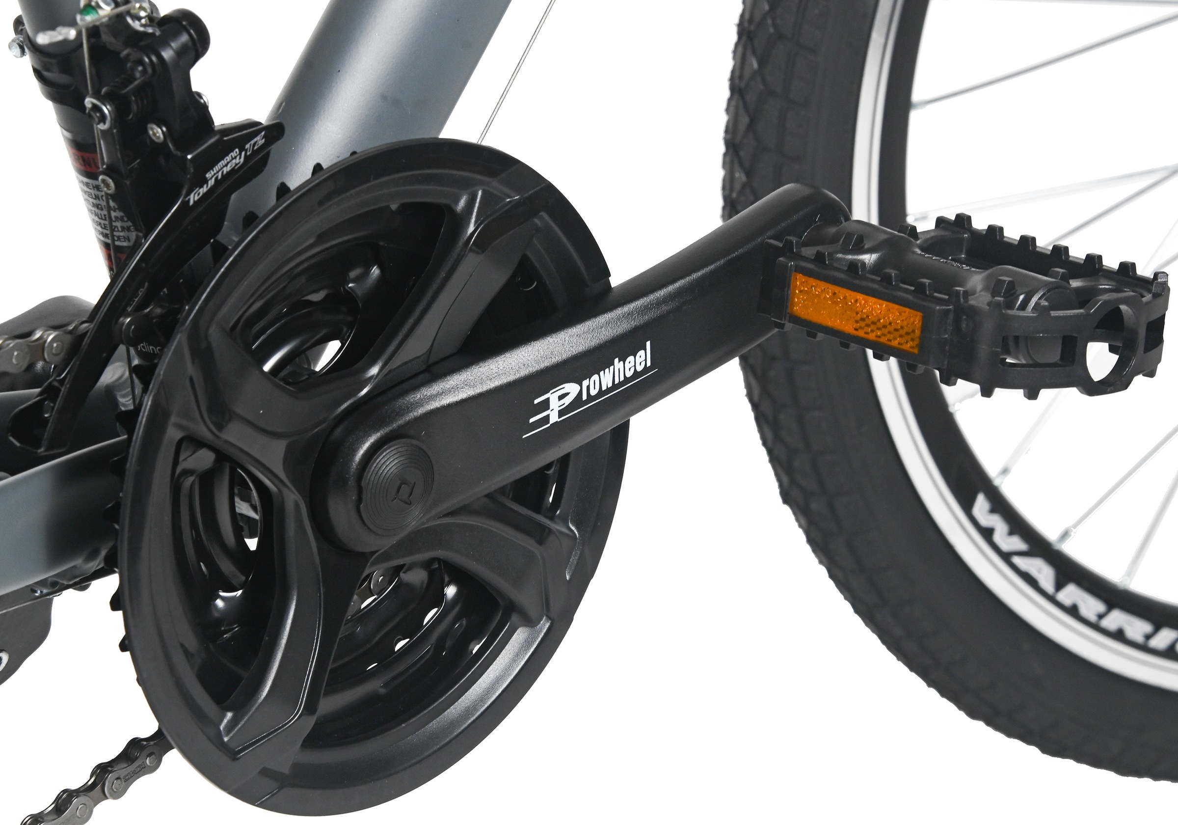 WYLD Kinderfahrrad »Mistral Grau 18 Gänge RH 32 cm - Ab 8 Jahre« 18 Gang Kettenschaltung