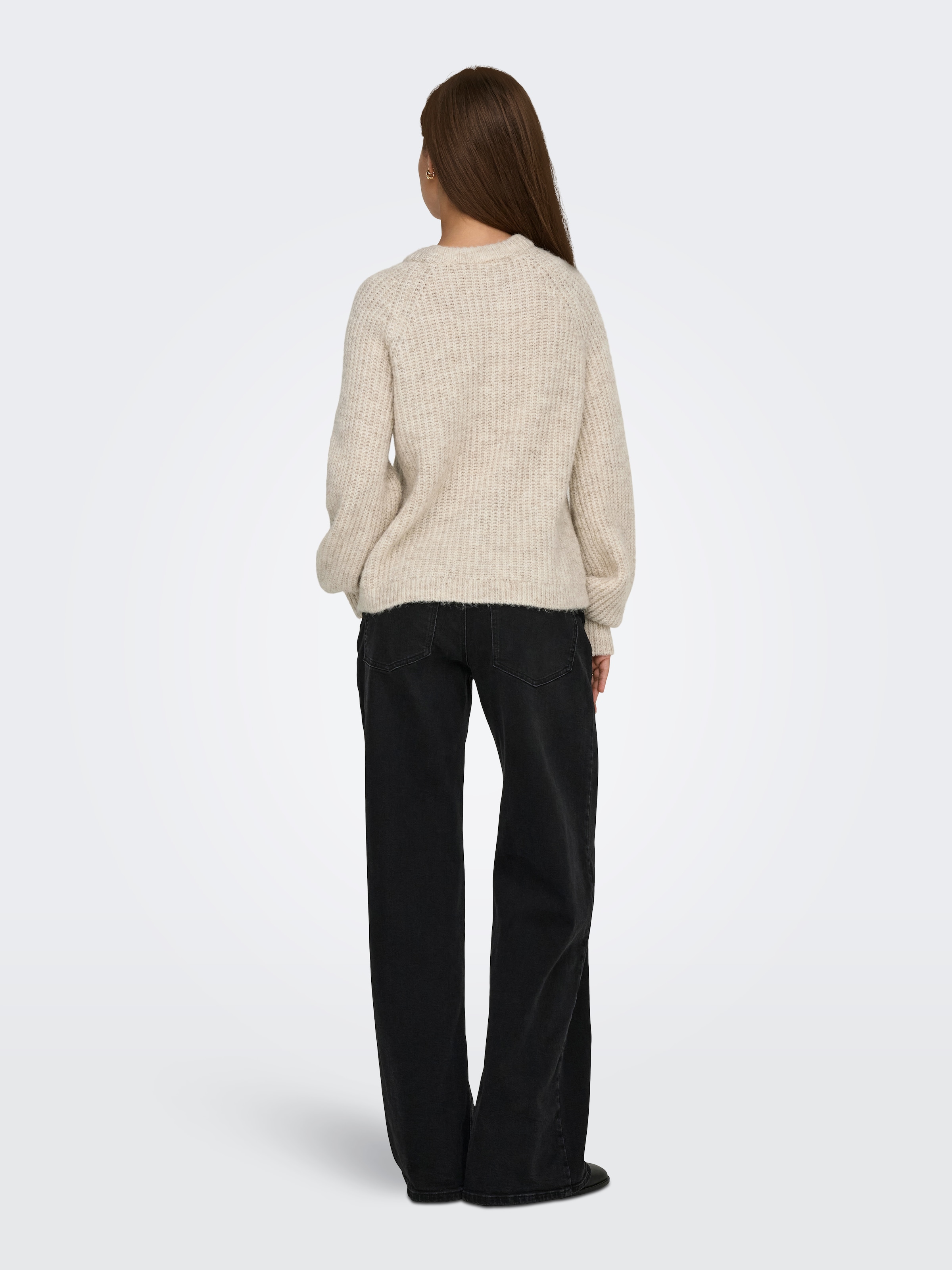 ONLY Strickpullover »ONLGILA LIFE LS STRUCTURE O-NECK BF KNT«