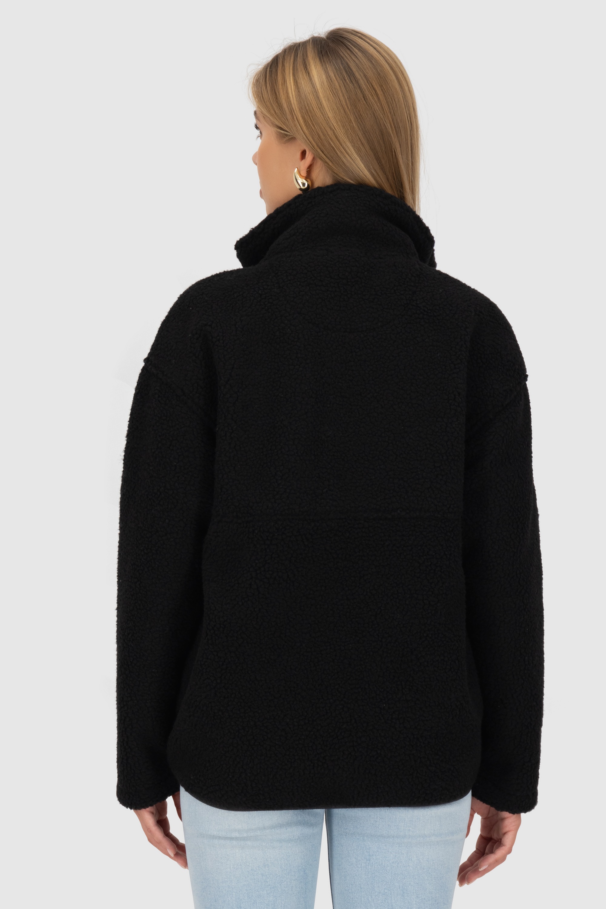 Alife & Kickin Sweatjacke "Damen KaluaAK G", Warme Teddyplüschjacke mit kus günstig online kaufen