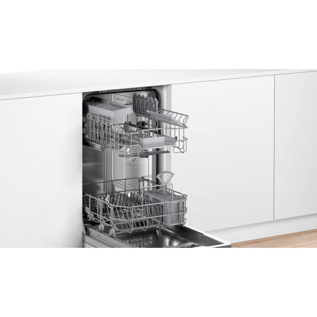 BOSCH vollintegrierbarer Geschirrspüler »SPV2HKX41E«, Serie 2, SPV2HKX41E, 9 Maßgedecke