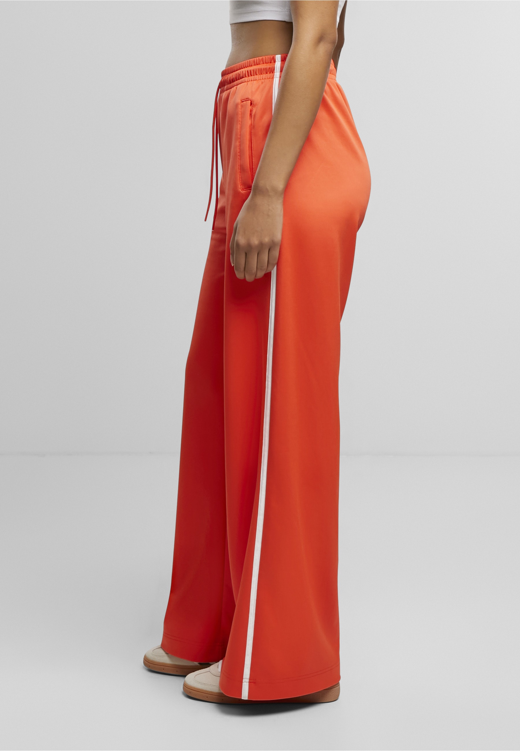 URBAN CLASSICS Jogginghose »Urban Classics Ladies Wide Leg Track Pants«