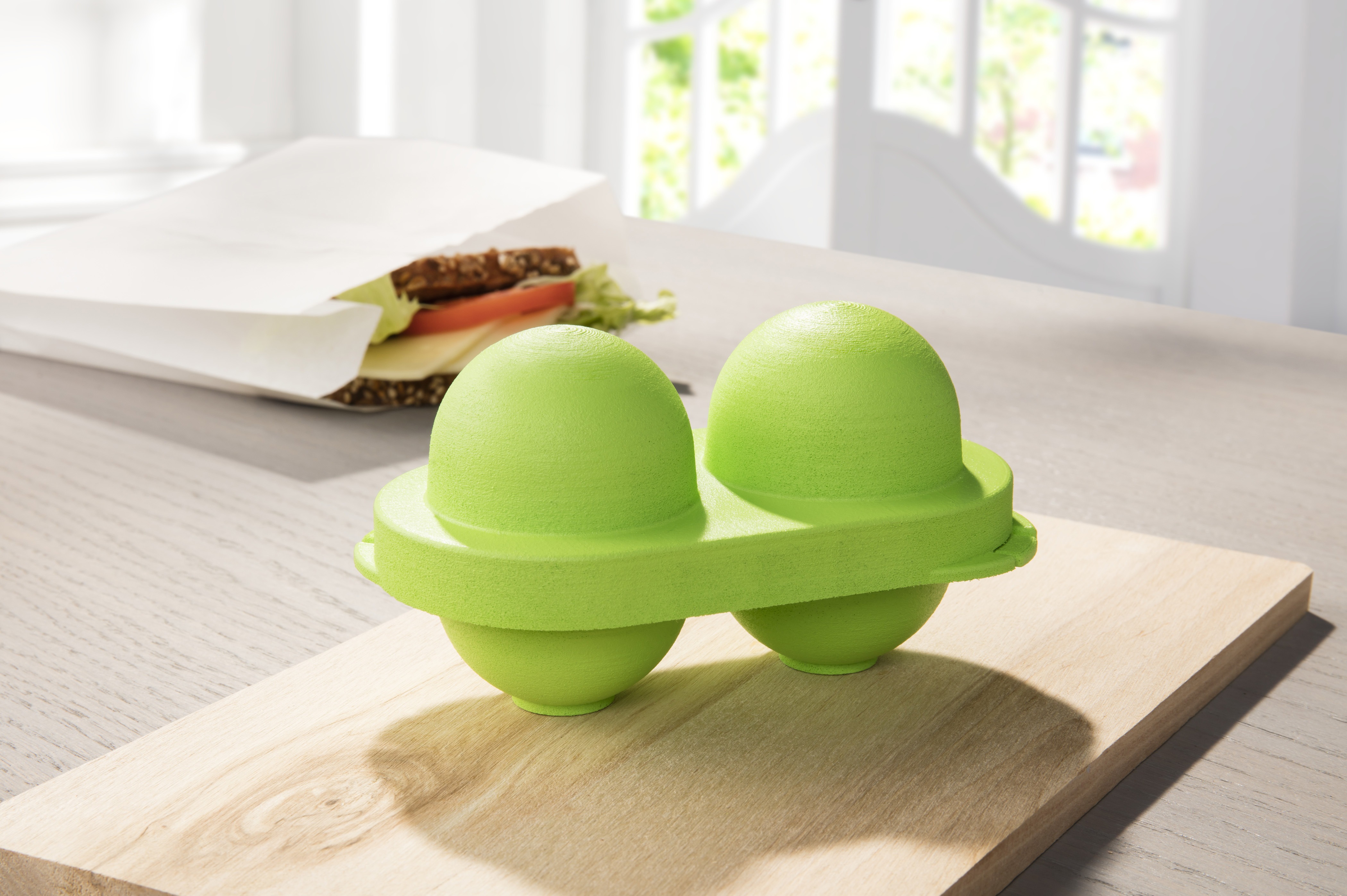 Thumbnail - Ruco Lunchbox "Eierbox, 2er Set" 2 Stk. tlg. Transportbox, Eierkorb, Made in Germany