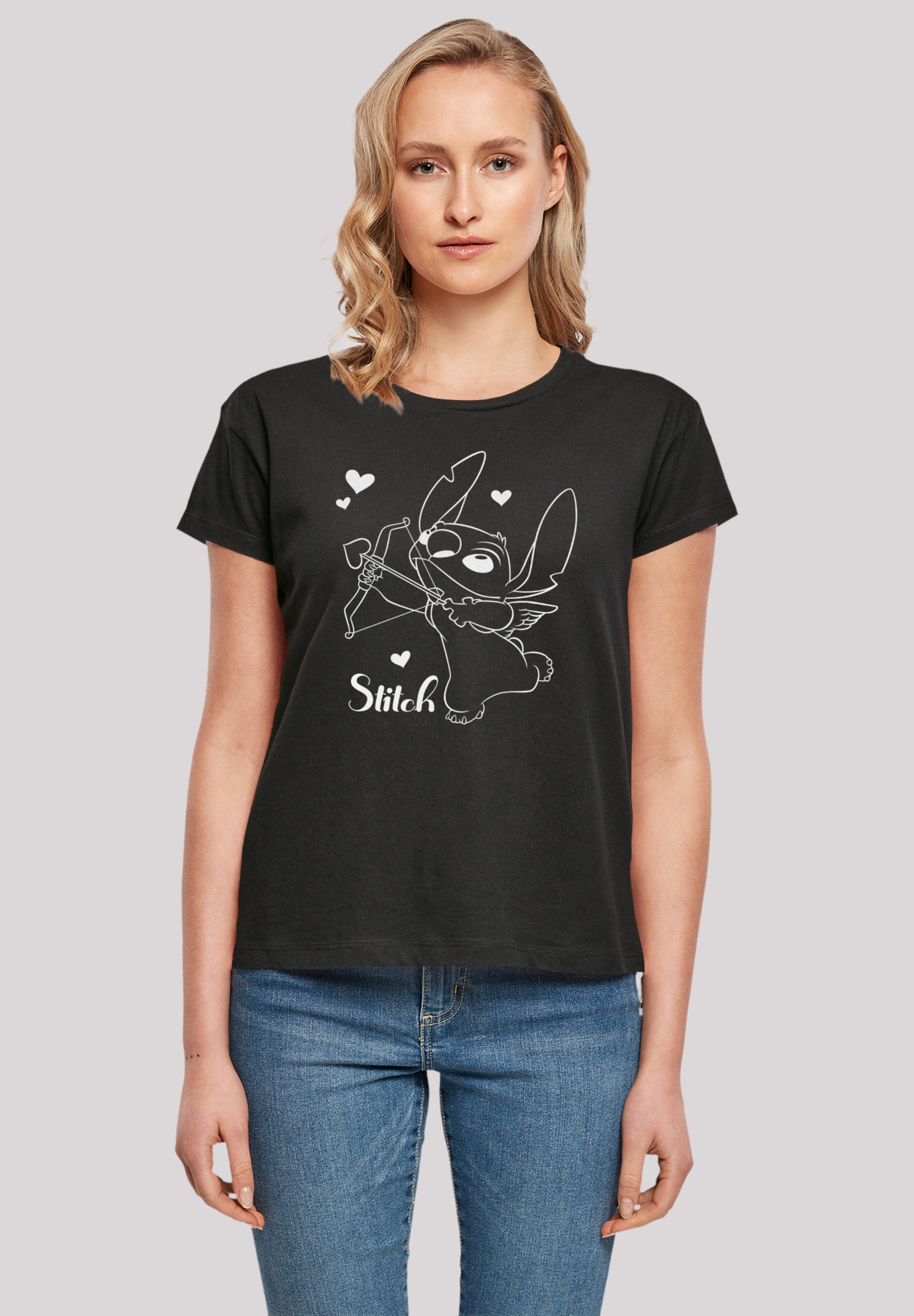 Premium | Stitch & Qualität BAUR bestellen Lilo »Disney T-Shirt Heartbreaker«, F4NT4STIC